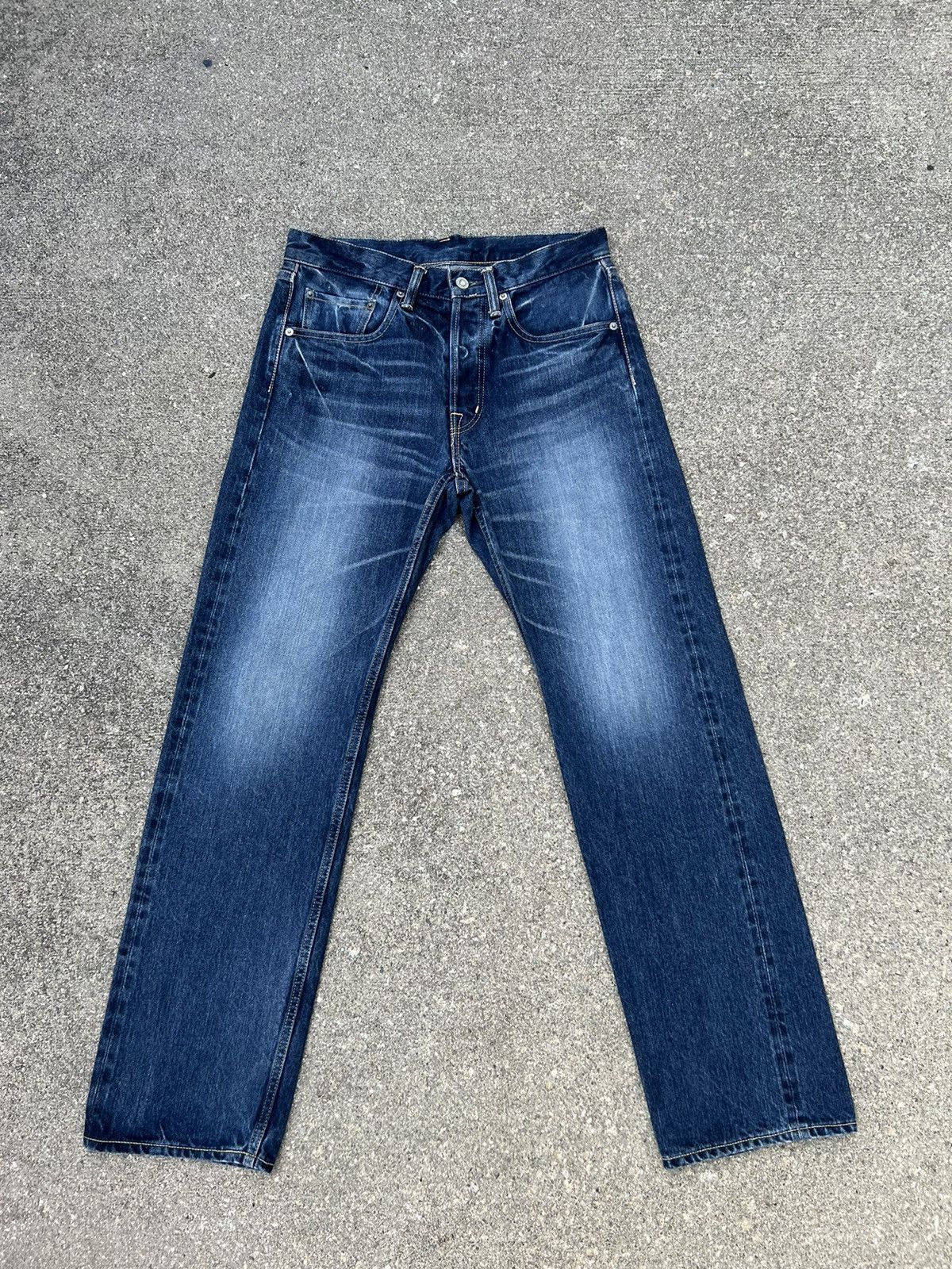 Vintage VTG Spellbound Japan Fade Blue Denim Redline Selvedge Jeans ...