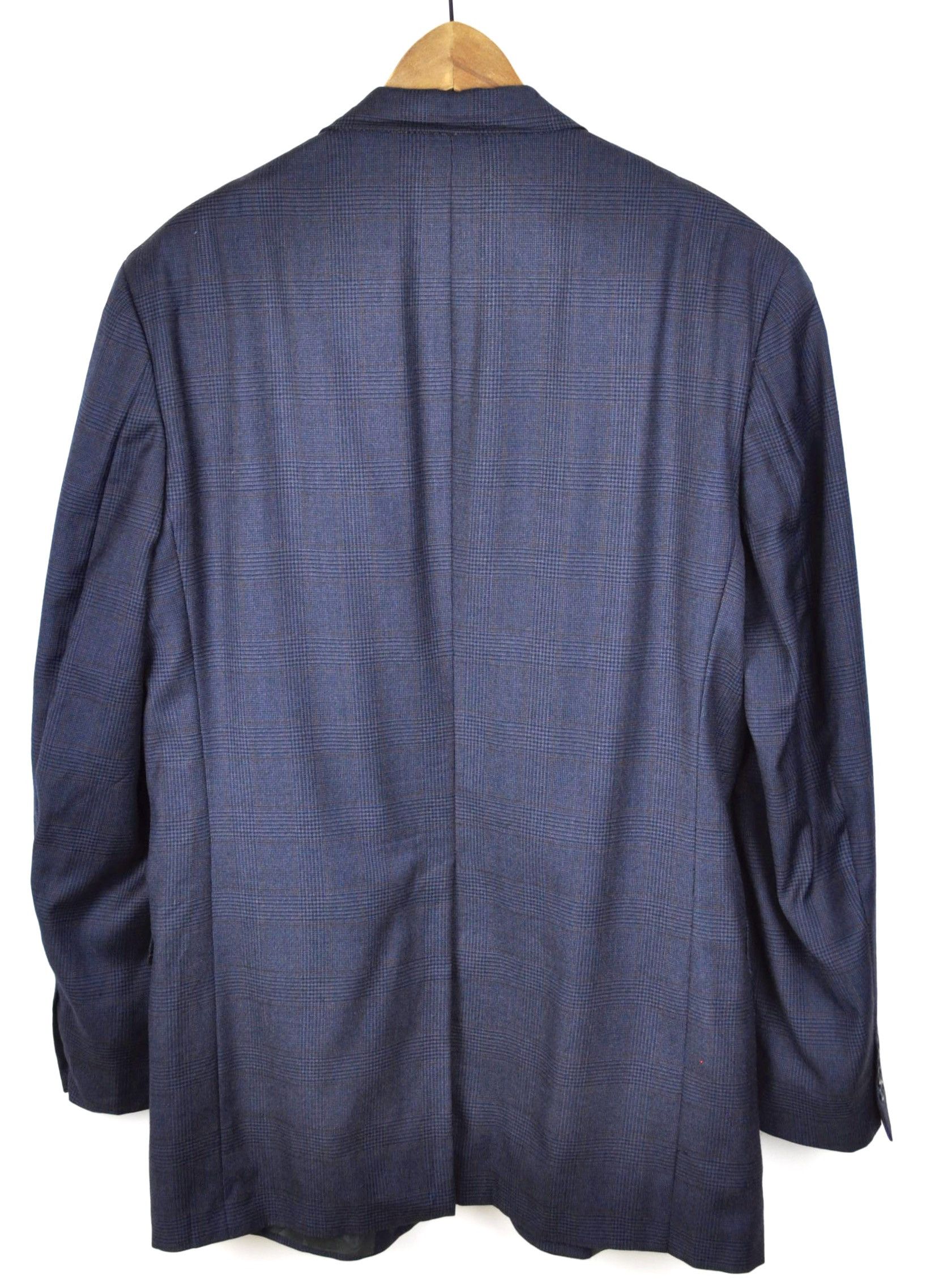 Hart Schaffner Marx Wool Blazer 40L Check Tweed Jacket Coat Sport Suit Long Size 40L - 5 Thumbnail