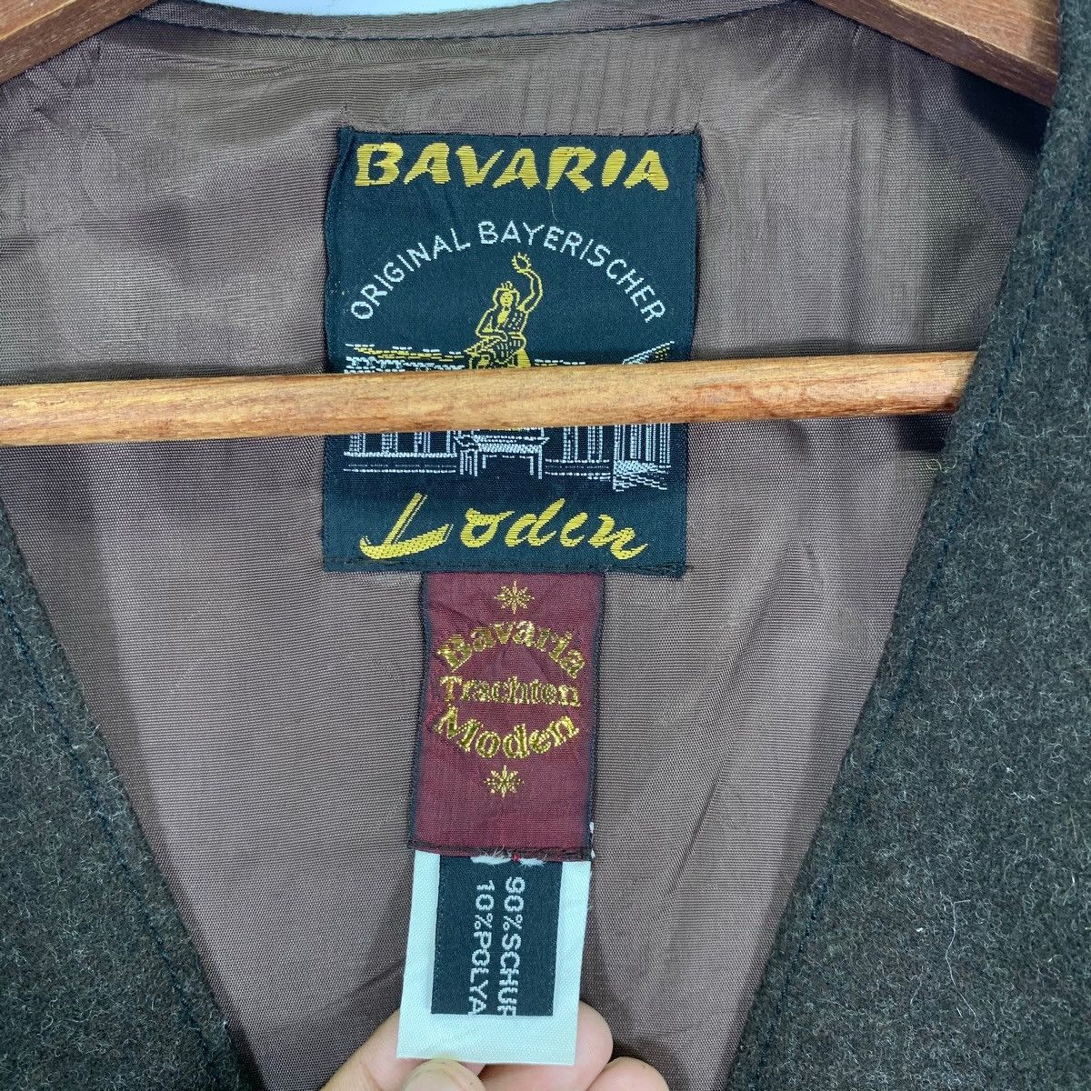 Designer × Vintage Vintage Germany Bavaria Wool Vest Jacket Size US M / EU 48-50 / 2 - 8 Thumbnail