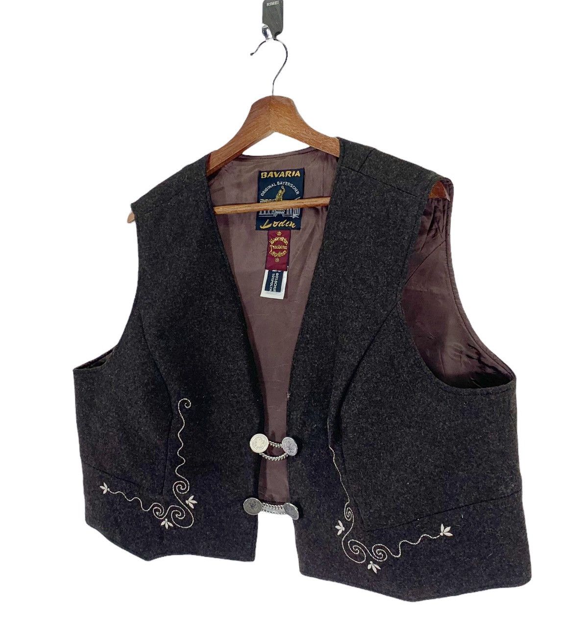 Designer × Vintage Vintage Germany Bavaria Wool Vest Jacket Size US M / EU 48-50 / 2 - 2 Thumbnail