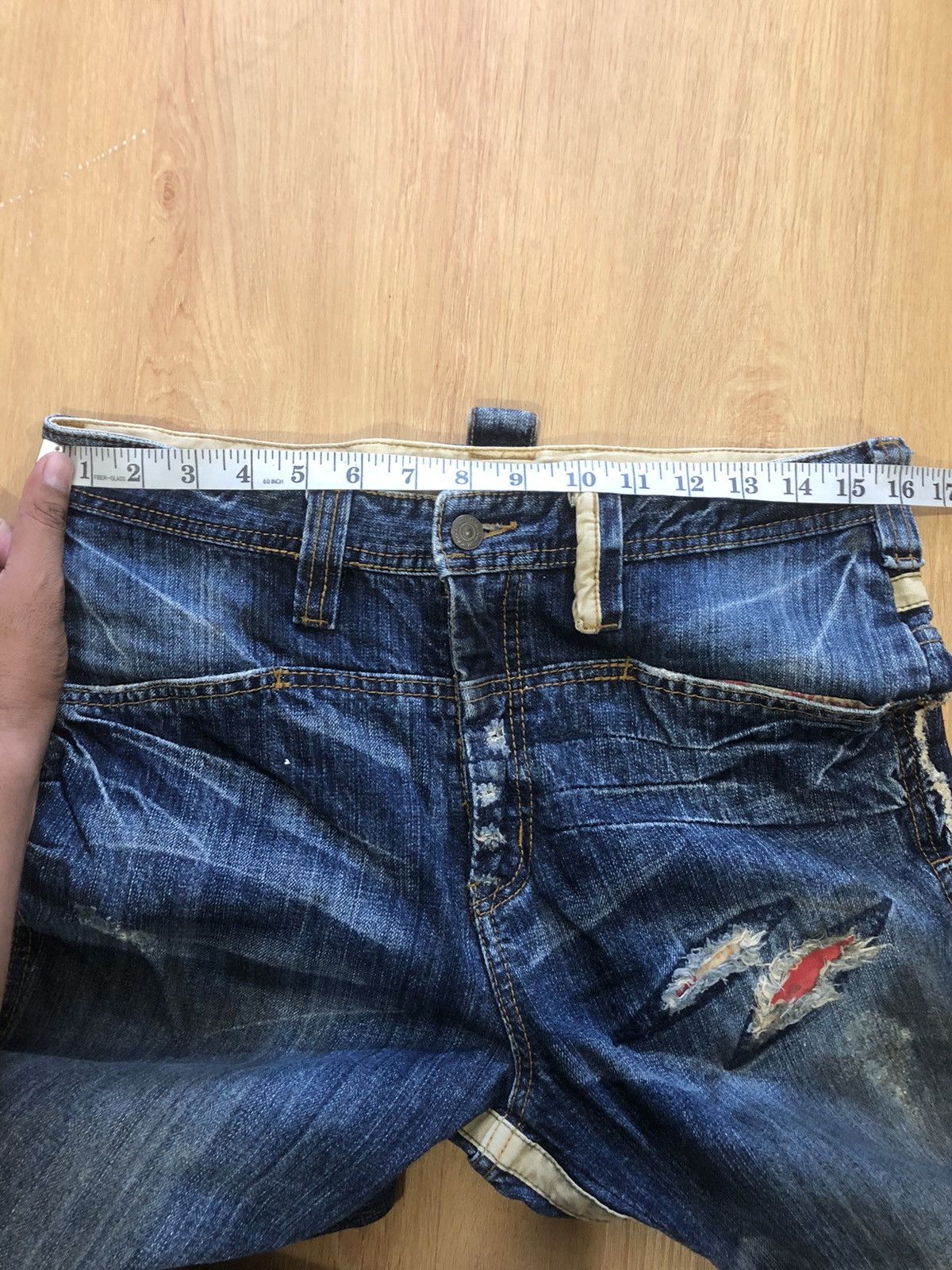 PPFM Japanese PPFM Distressed Denim Punk Style Size US 32 / EU 48 - 16 Thumbnail
