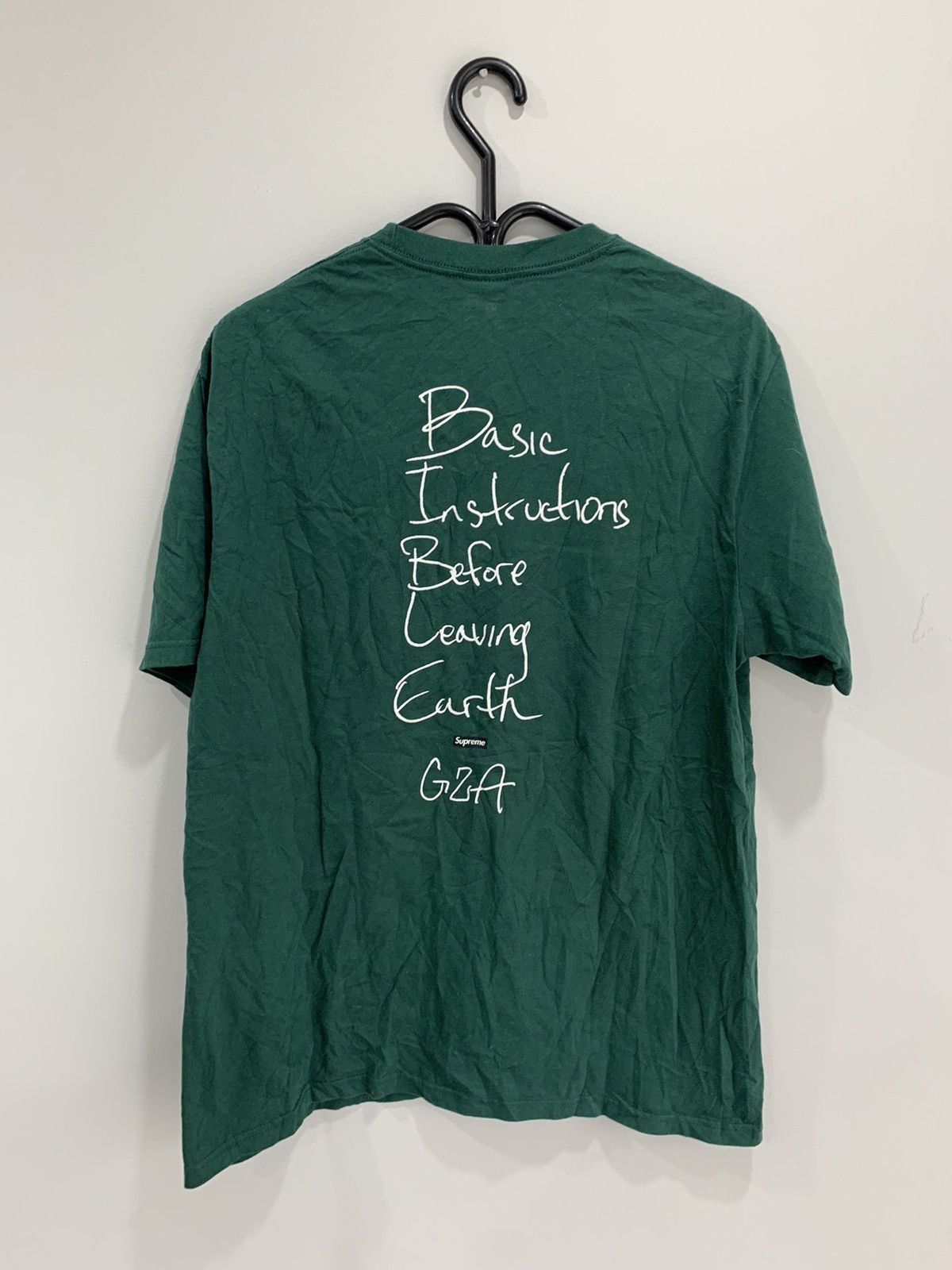 Streetwear Supreme Supreme Liquid Swords Tee Shirt Gza Bible Grailed