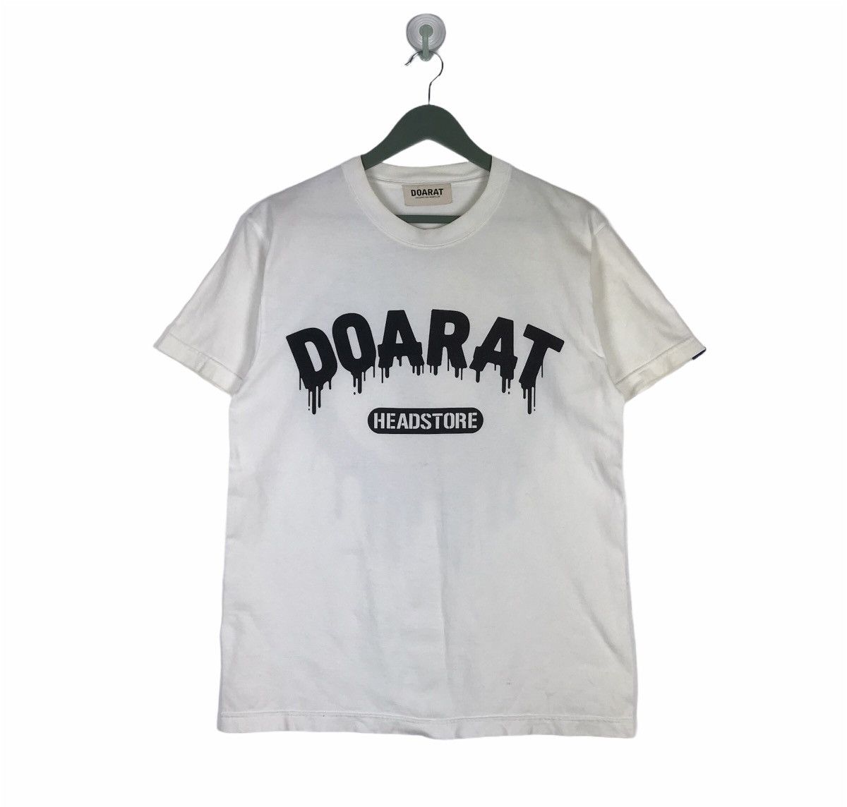 Japanese Brand Vtg 90s Doarat japan melted paint printed logo shirt Size US M / EU 48-50 / 2 - 1 Thumbnail