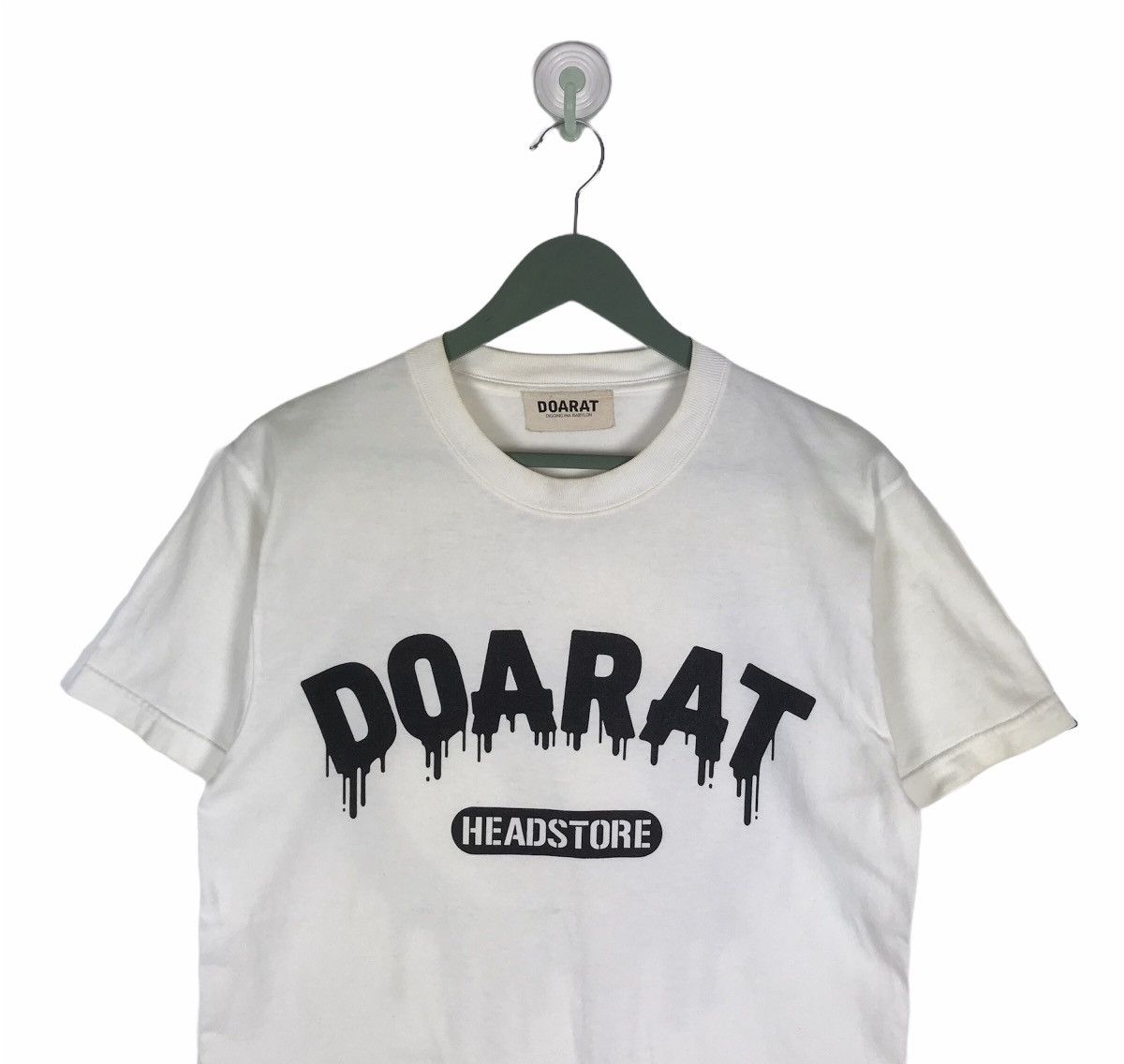 Japanese Brand Vtg 90s Doarat japan melted paint printed logo shirt Size US M / EU 48-50 / 2 - 2 Thumbnail