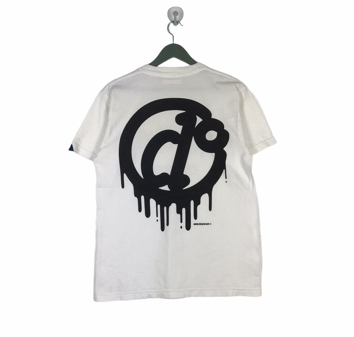 Japanese Brand Vtg 90s Doarat japan melted paint printed logo shirt Size US M / EU 48-50 / 2 - 4 Thumbnail