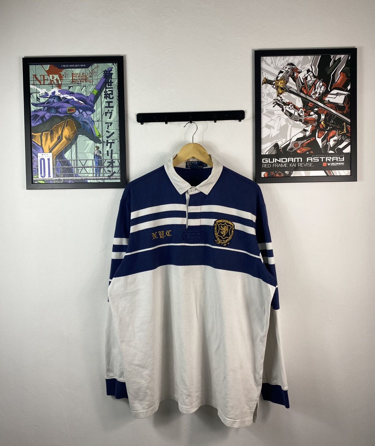 Palace × Vintage Palace Elbow Stripe Rugby | Grailed