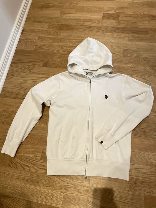 Bape BAPE Silicon Ape Head One Point Full Zip Hoodie | Grailed