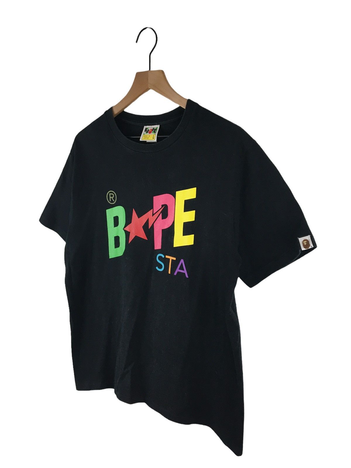 Bape Bape Sta Multi Color Logo Print Tee Size US L / EU 52-54 / 3 - 2 Thumbnail