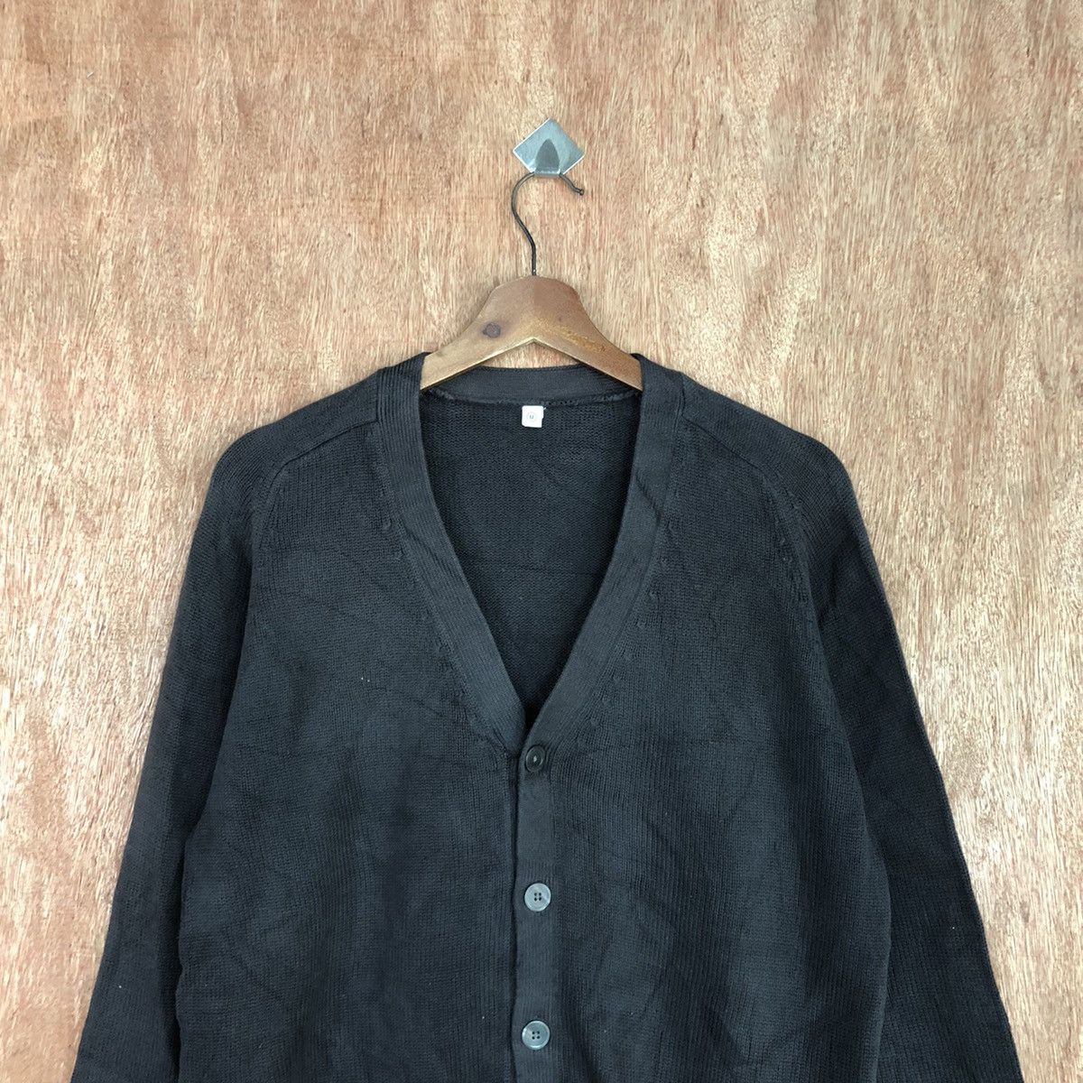 Homespun Knitwear Uniqlo Black plain knitwear Cardigan #H459 Size US M / EU 48-50 / 2 - 2 Thumbnail