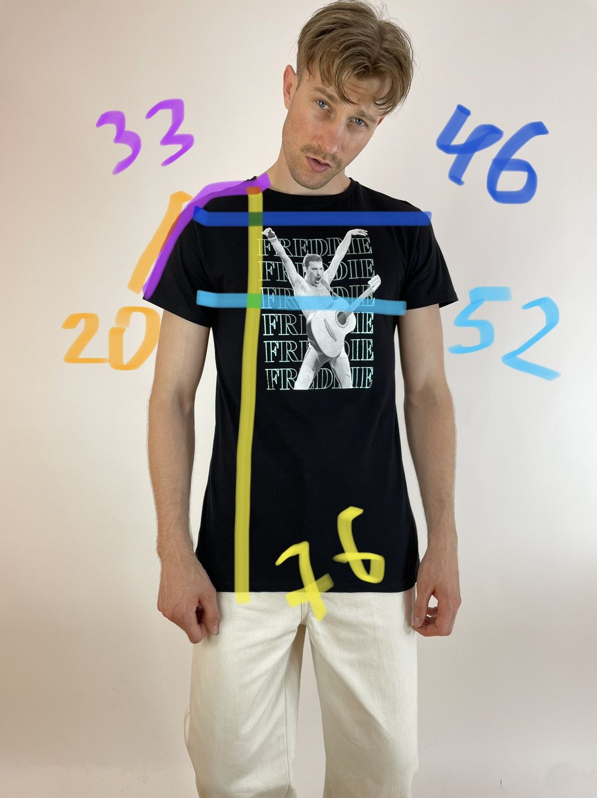 Other Freddie 2019 Mercury Song limited black t-shirt size Small Size US S / EU 44-46 / 1 - 10 Thumbnail