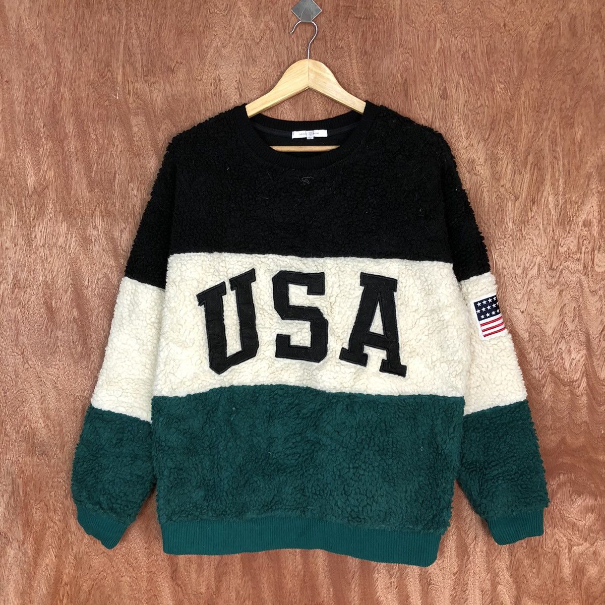 Homespun Knitwear USA fleece Multicolor Knitwear Big Logo #H418 Size US M / EU 48-50 / 2 - 3 Thumbnail