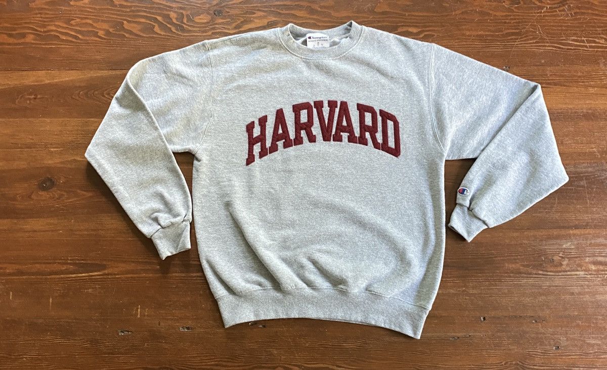 Champion Harvard Champion Crewneck Sweatshirt | Grailed