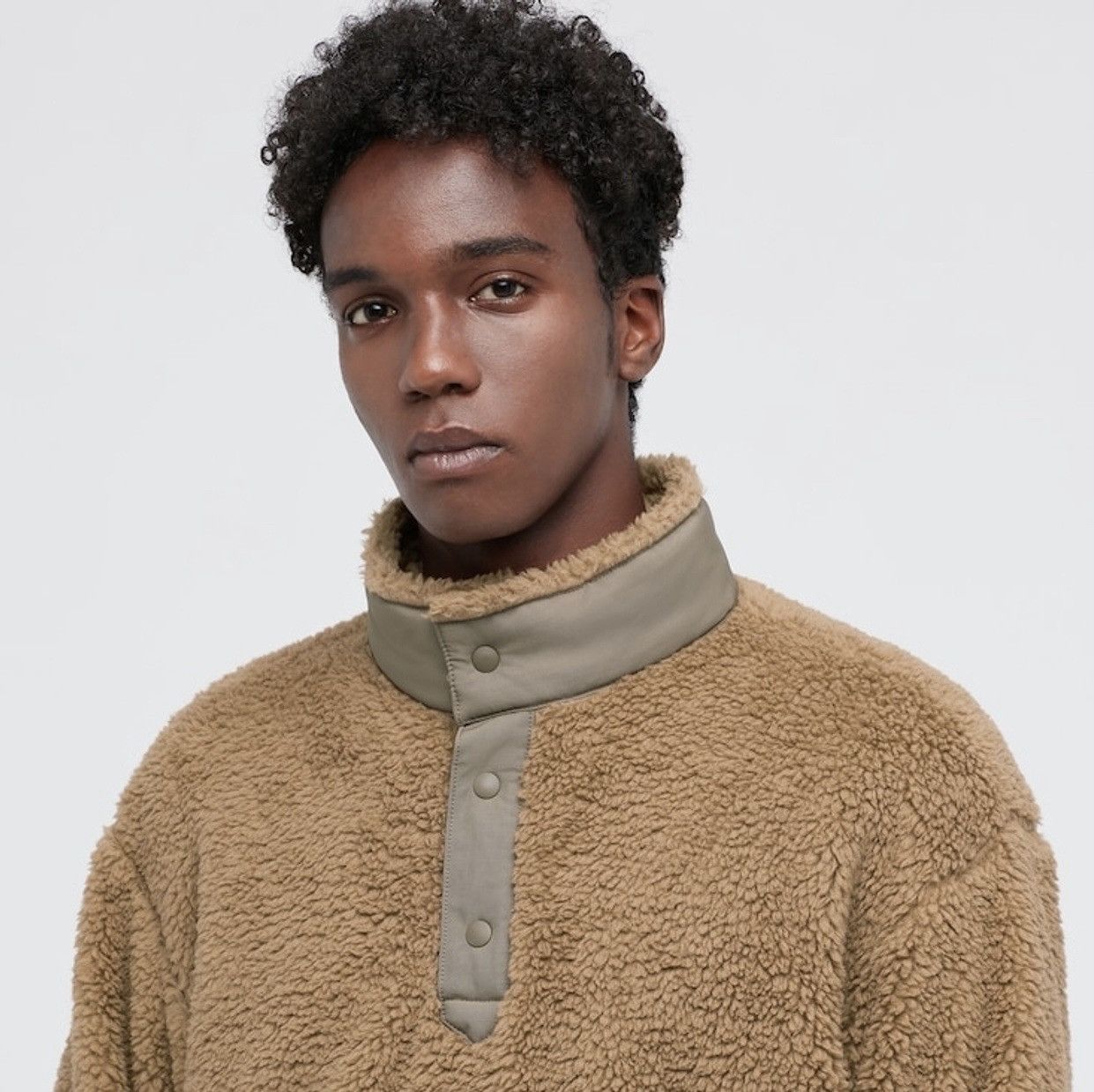Uniqlo × White Mountaineering White Mountaineering Fleece Oversized Pullover Size US XL / EU 56 / 4 - 6 Thumbnail
