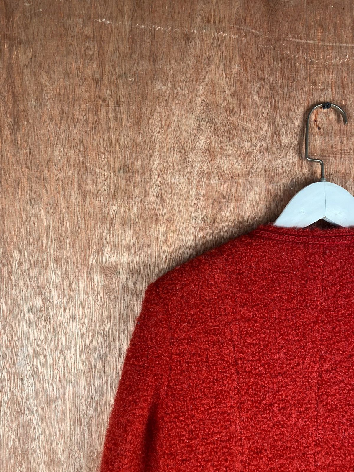 Homespun Knitwear × Japanese Brand Red Viva Sherry shaggy multipocket cardigan Knitwear #M012 Size XS / US 0-2 / IT 36-38 - 9 Thumbnail