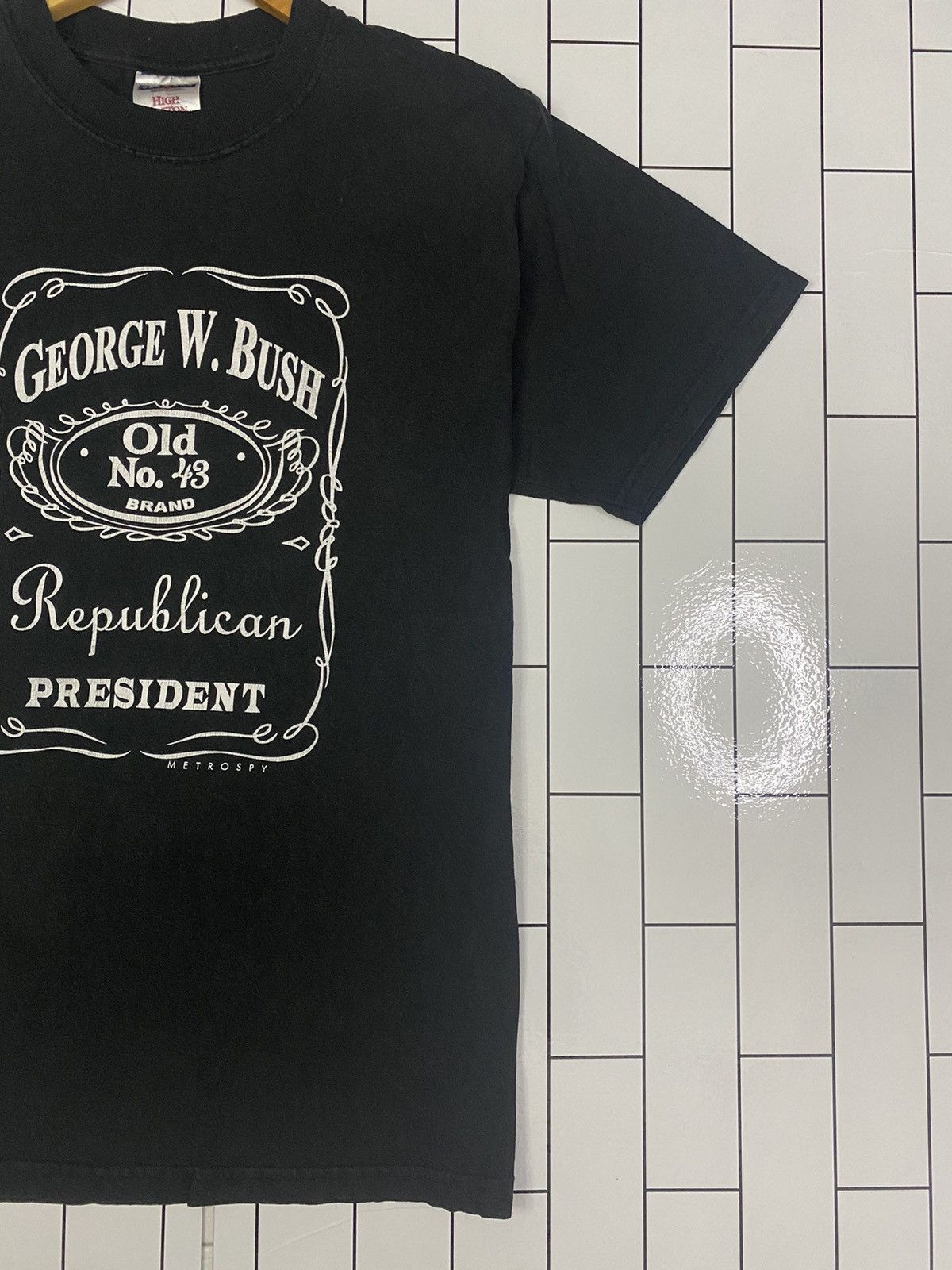 Donald Trump × Vintage Vintage George W Bush Y2K T-Shirt Size US M / EU 48-50 / 2 - 5 Thumbnail