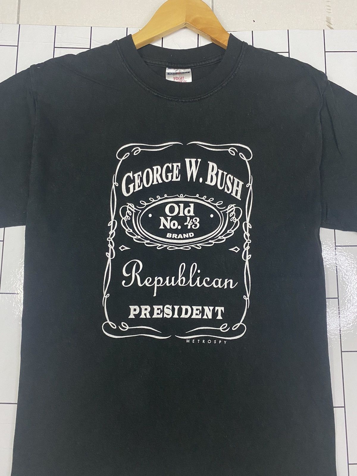 Donald Trump × Vintage Vintage George W Bush Y2K T-Shirt Size US M / EU 48-50 / 2 - 3 Thumbnail