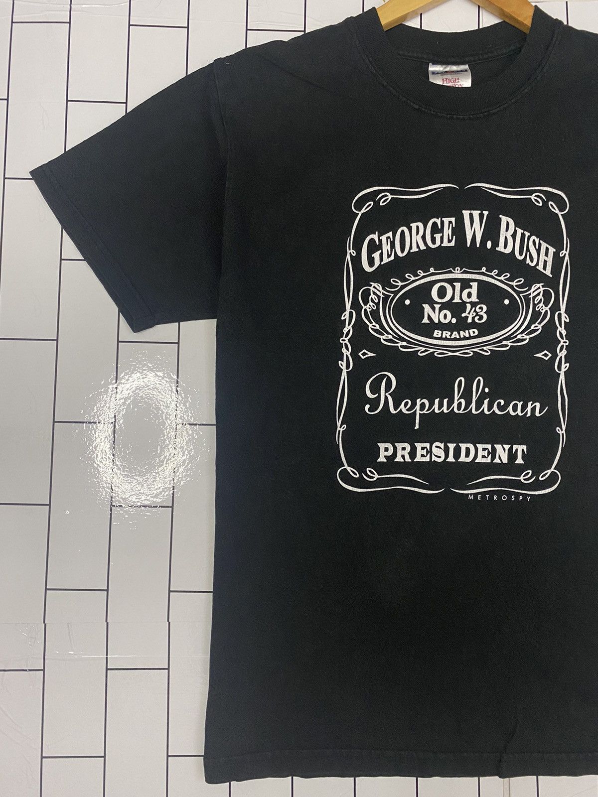 Donald Trump × Vintage Vintage George W Bush Y2K T-Shirt Size US M / EU 48-50 / 2 - 4 Thumbnail