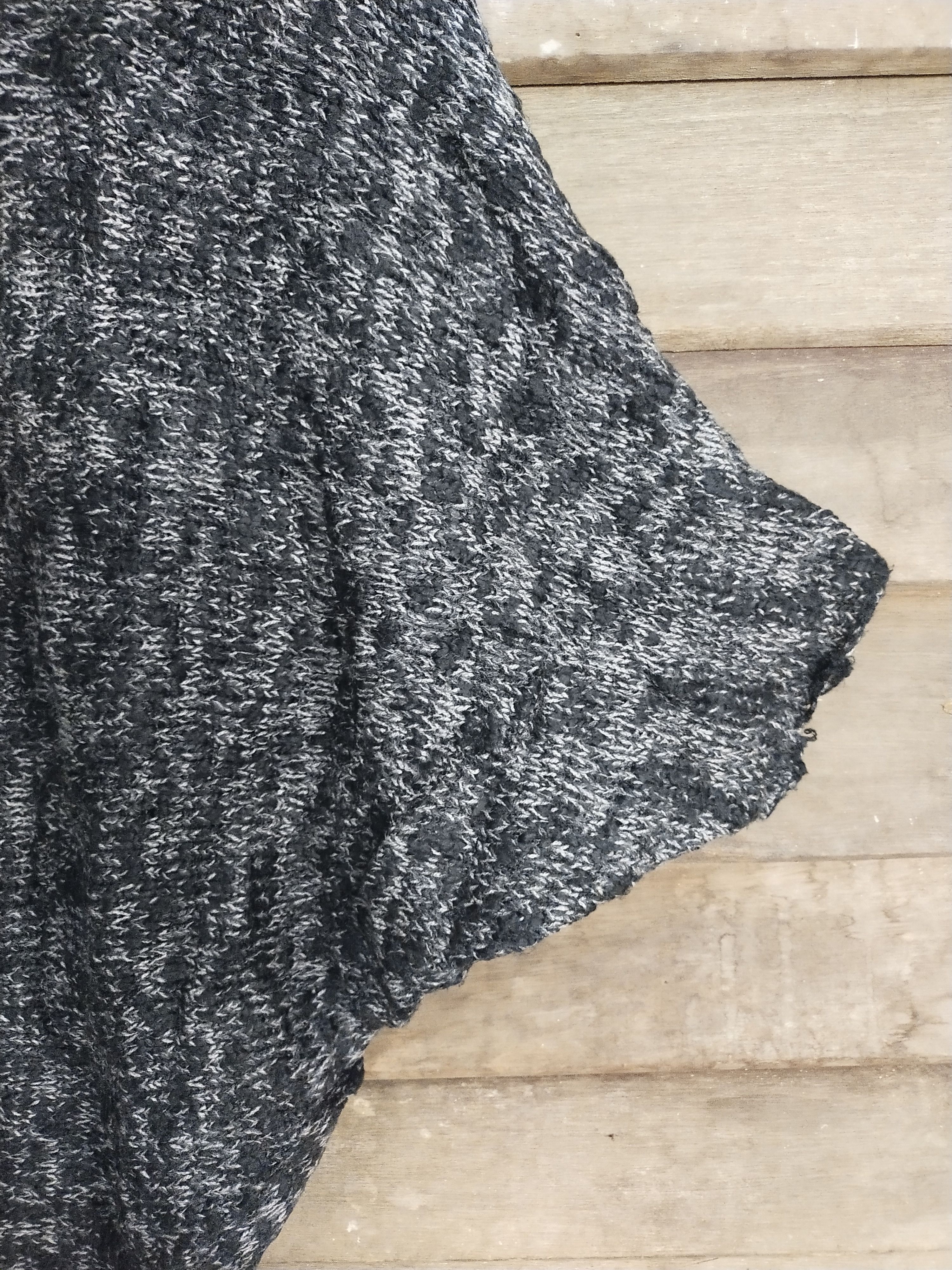 Homespun Knitwear × Japanese Brand Soves black cloaks capes knitwear cardigan #S209 Size US L / EU 52-54 / 3 - 11 Thumbnail