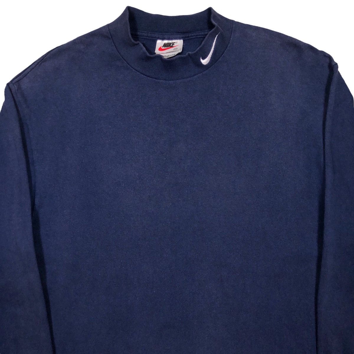 Nike 90s Nike Swoosh Mock Neck Travis Scott Sweatshirt Size US M / EU 48-50 / 2 - 2 Thumbnail