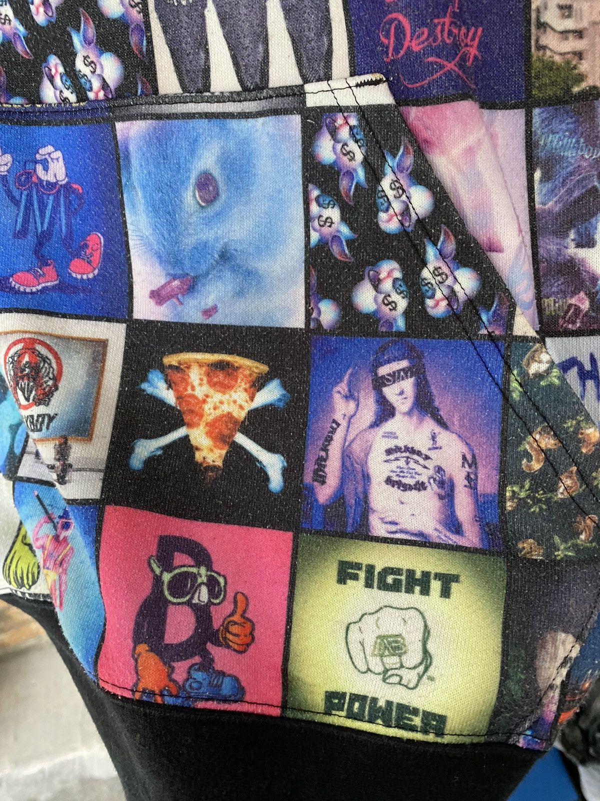 Japanese Brand SS16 MILKBOY cyber punk graphic oversize hoodie Size US L / EU 52-54 / 3 - 9 Thumbnail