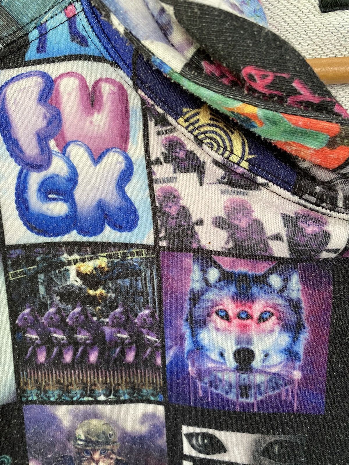 Japanese Brand SS16 MILKBOY cyber punk graphic oversize hoodie Size US L / EU 52-54 / 3 - 8 Thumbnail