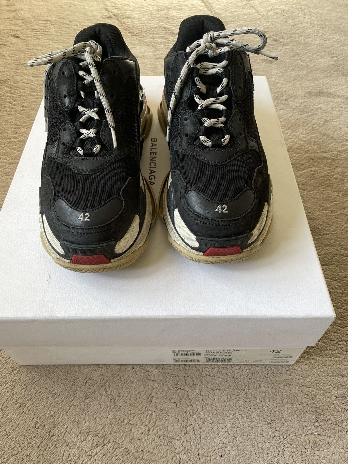 Balenciaga Triple S Black/Red (Bred)