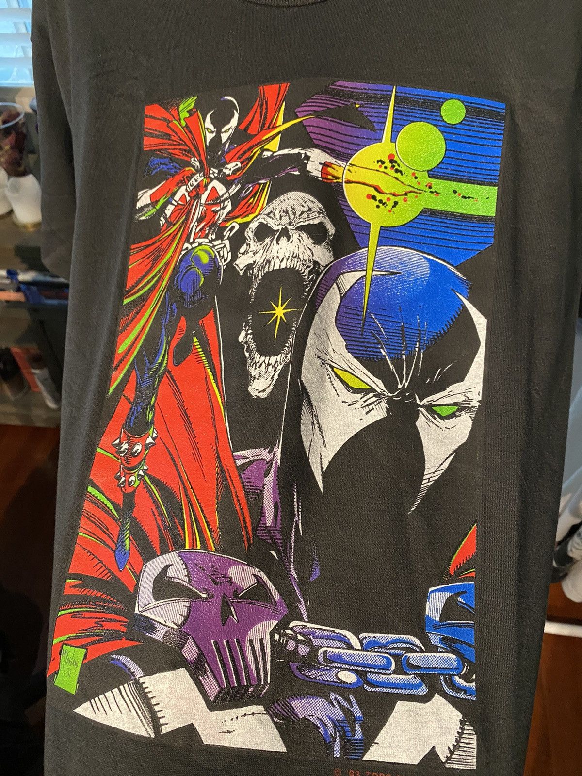 T-shirt Vintage Spawn 1992 - Blanc, Unisexe, 100% Coton, S à 5XL
