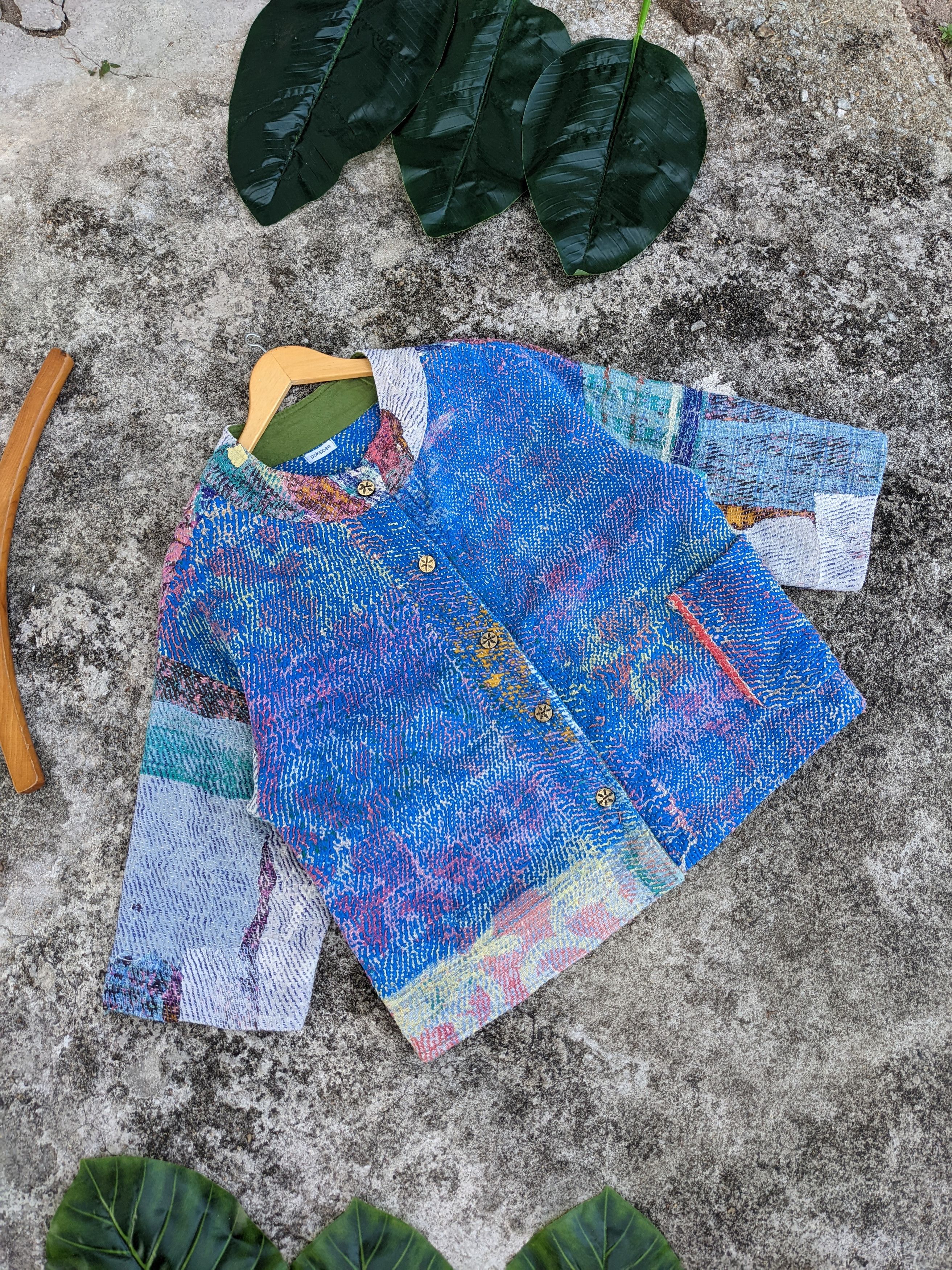 Other Kapital Inspired by Pokipcee Boro Sashiko Patchwork Jacket Size US M / EU 48-50 / 2 - 8 Thumbnail
