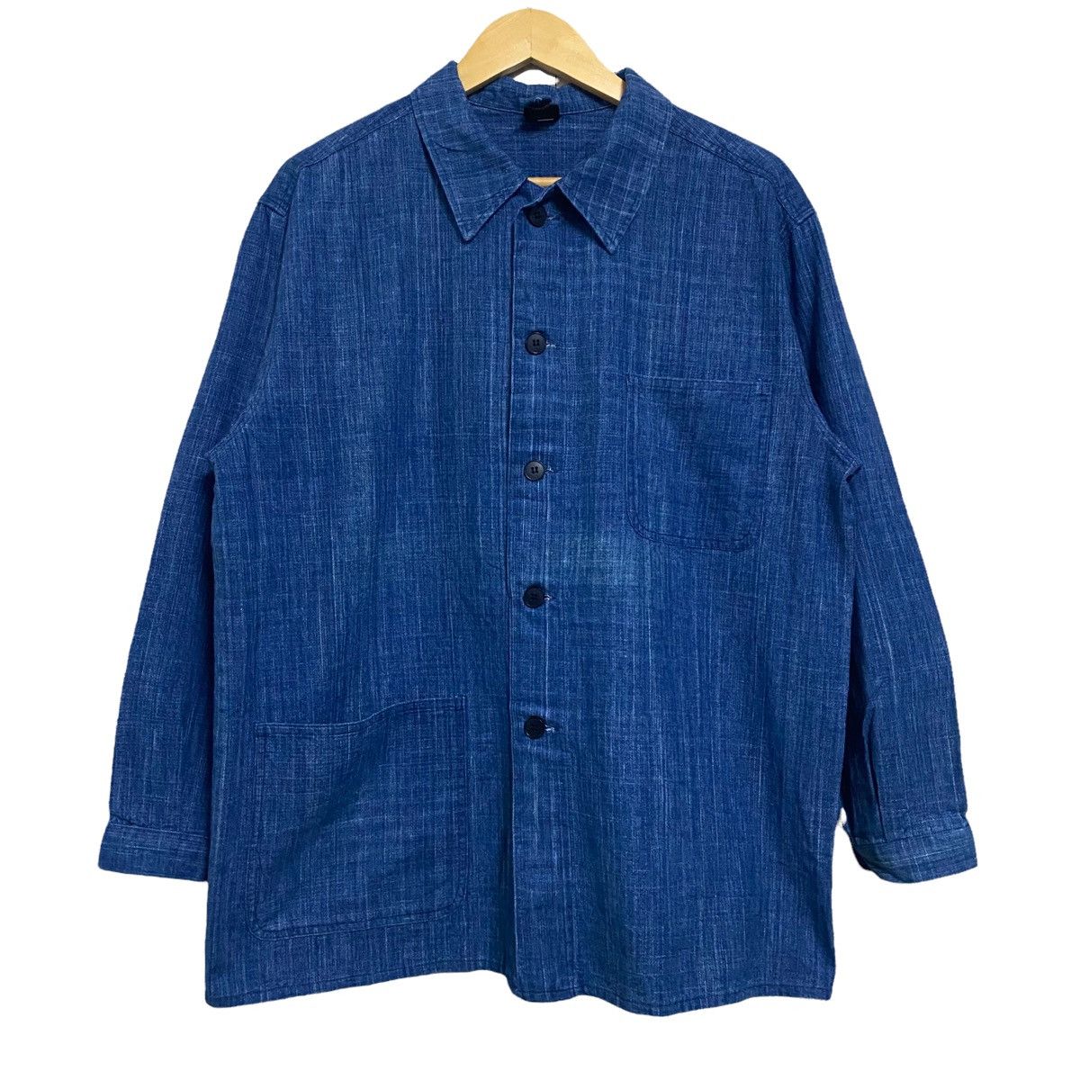 Vintage MOON SHOT Denim Chore Jacket Made in Japan Size US L / EU 52-54 / 3 - 1 Thumbnail