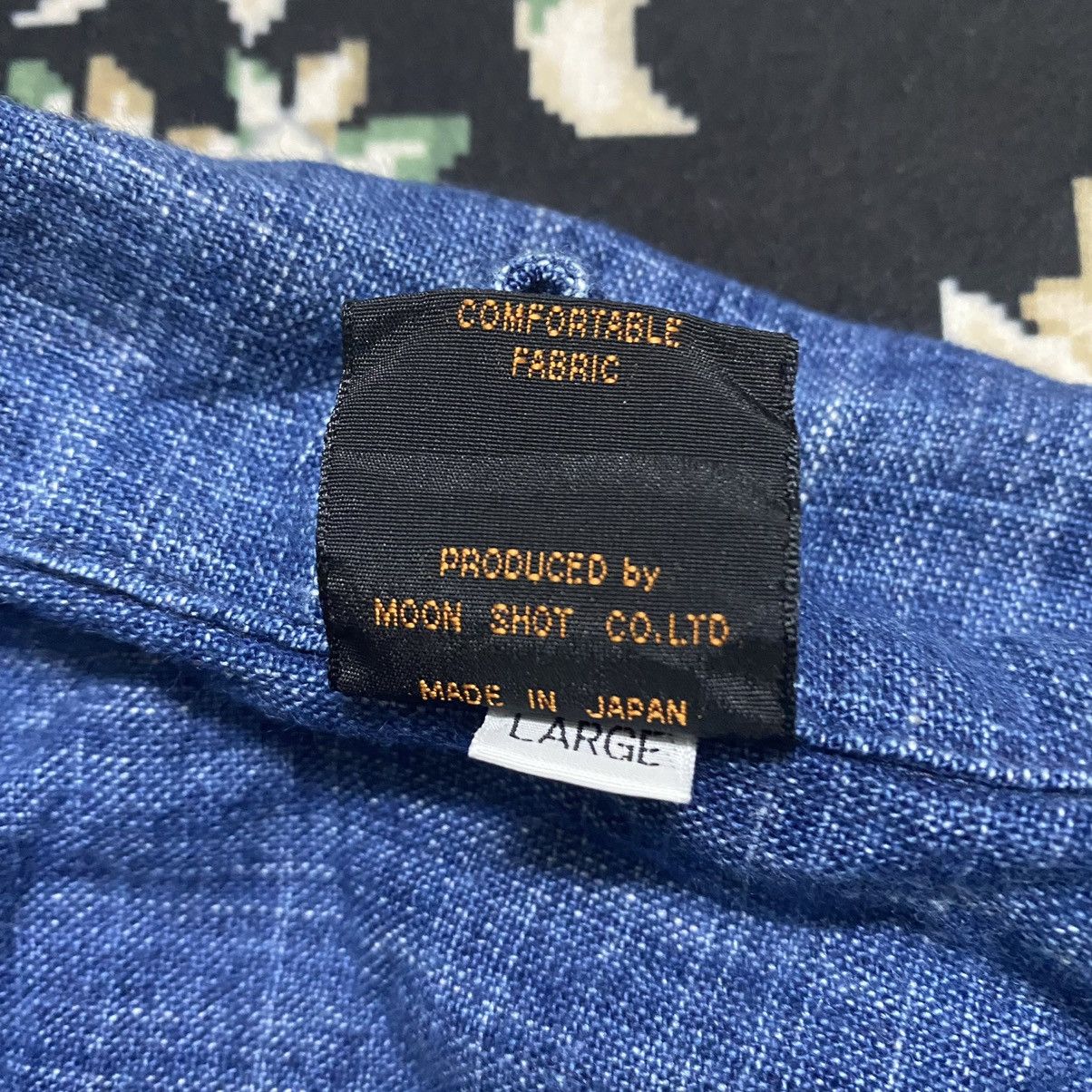 Vintage MOON SHOT Denim Chore Jacket Made in Japan Size US L / EU 52-54 / 3 - 13 Thumbnail