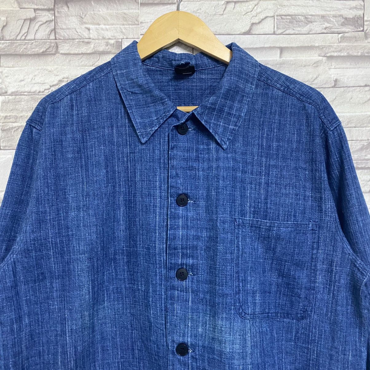 Vintage MOON SHOT Denim Chore Jacket Made in Japan Size US L / EU 52-54 / 3 - 4 Thumbnail