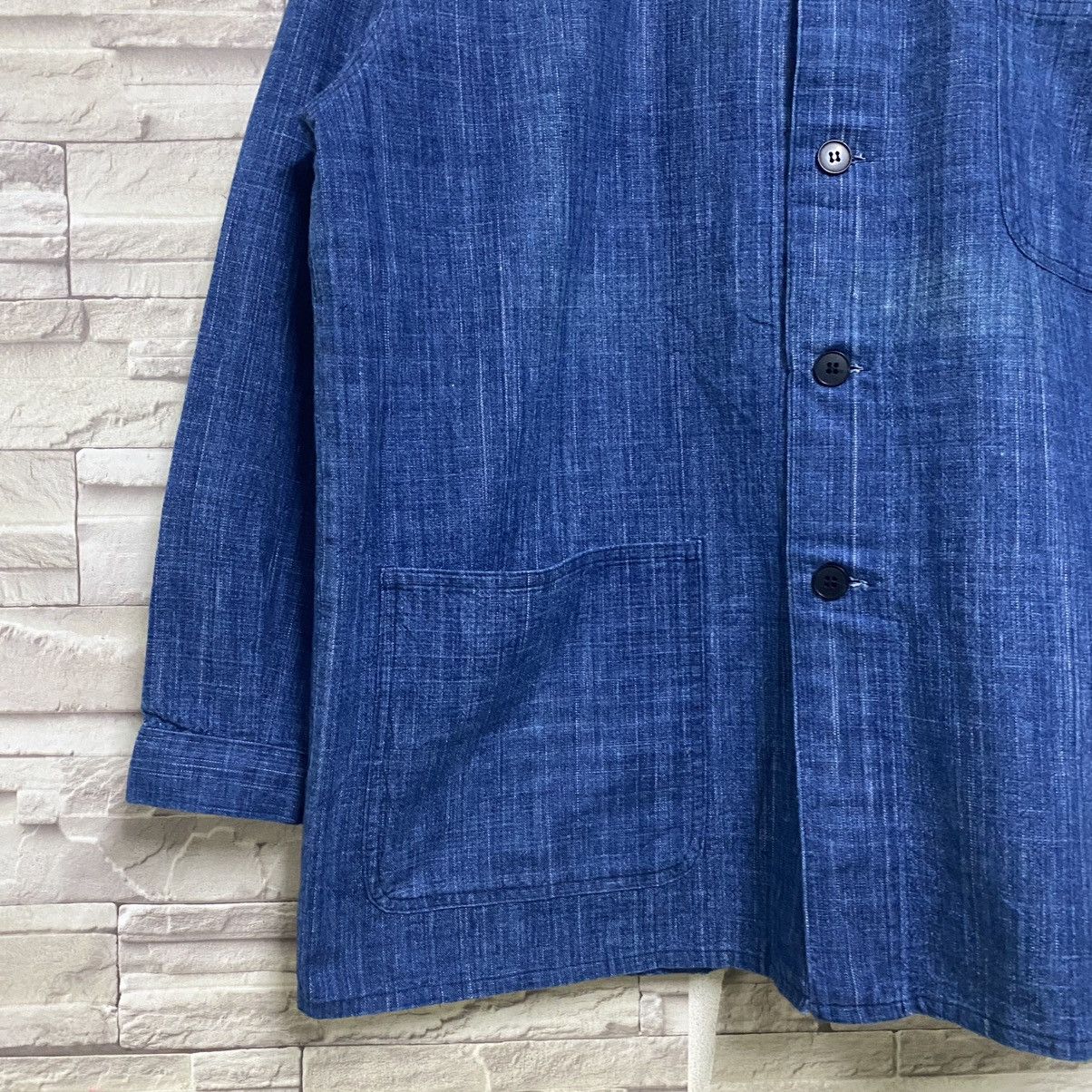 Vintage MOON SHOT Denim Chore Jacket Made in Japan Size US L / EU 52-54 / 3 - 5 Thumbnail