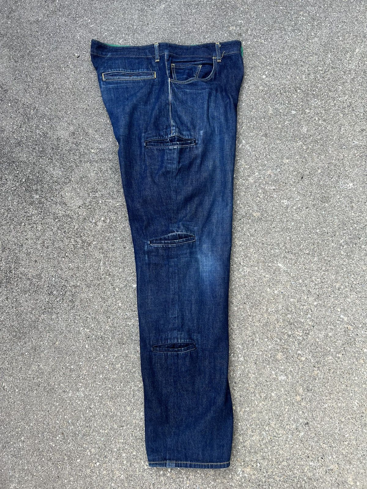 GOODENOUGH Vintage 90s Goodenough Japan Eleven Pocket Baggy Denim Jeans Size US 32 / EU 48 - 3 Thumbnail