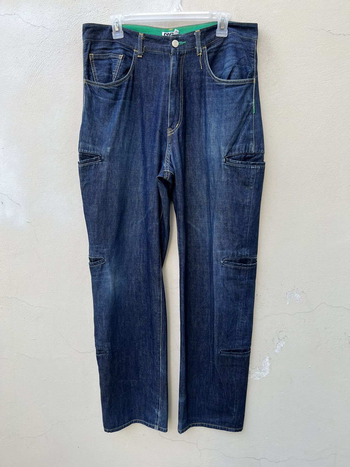 GOODENOUGH Vintage 90s Goodenough Japan Eleven Pocket Baggy Denim Jeans Size US 32 / EU 48 - 5 Thumbnail