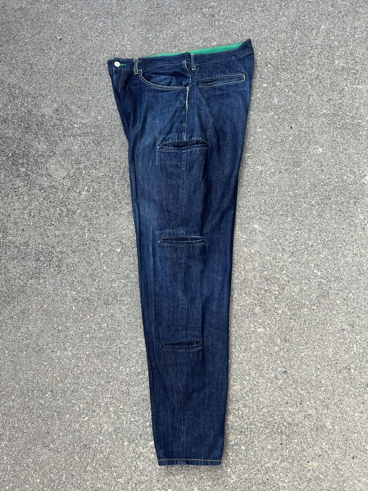 GOODENOUGH Vintage 90s Goodenough Japan Eleven Pocket Baggy Denim Jeans Size US 32 / EU 48 - 4 Thumbnail