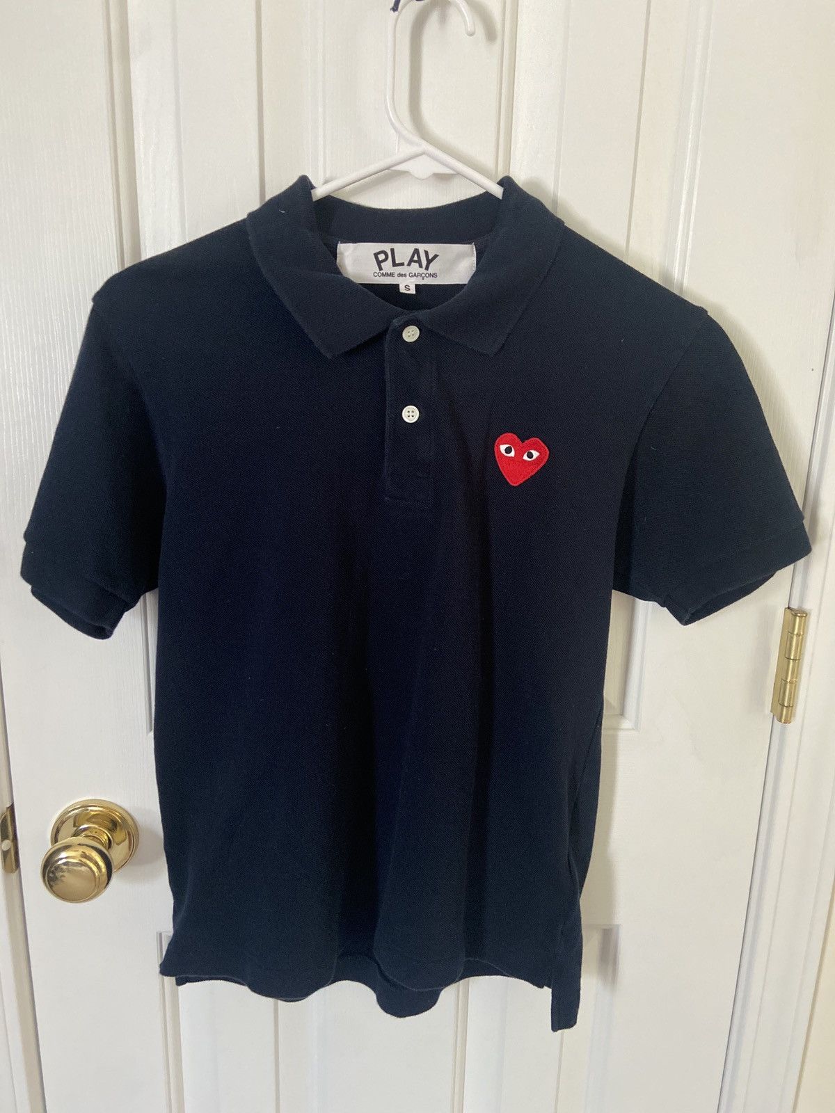 Comme Des Garcons Play Polo Navy | Grailed