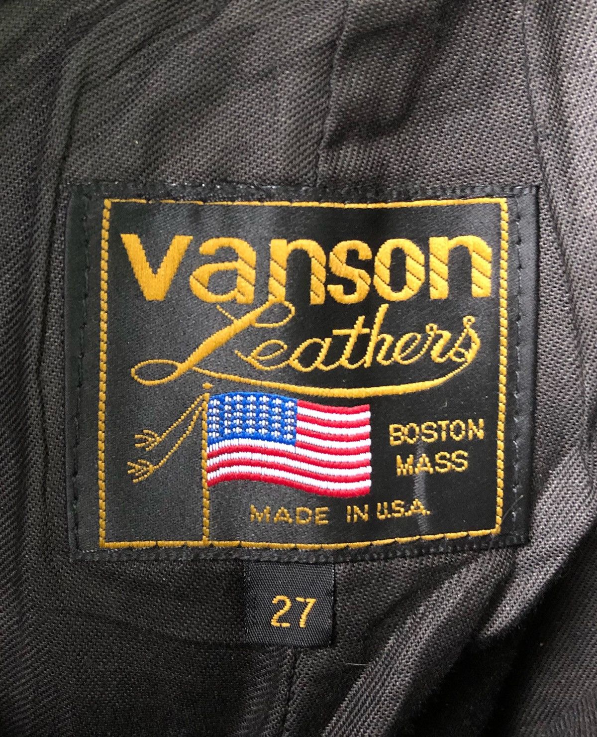 Vanson Leathers 🔥Vintage Vanson Leathers Pants Made In U.S.A. Size US 27 - 7 Thumbnail