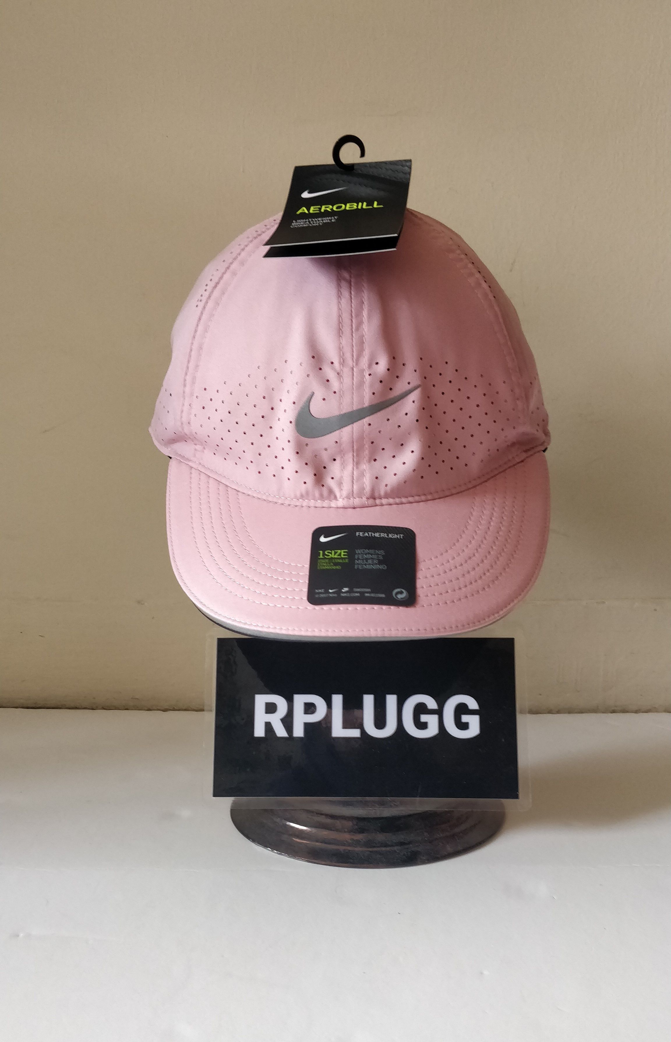 Nike Nike Featherlight Running Cap DC4090-630 Pink Size ONE SIZE - 3 Thumbnail