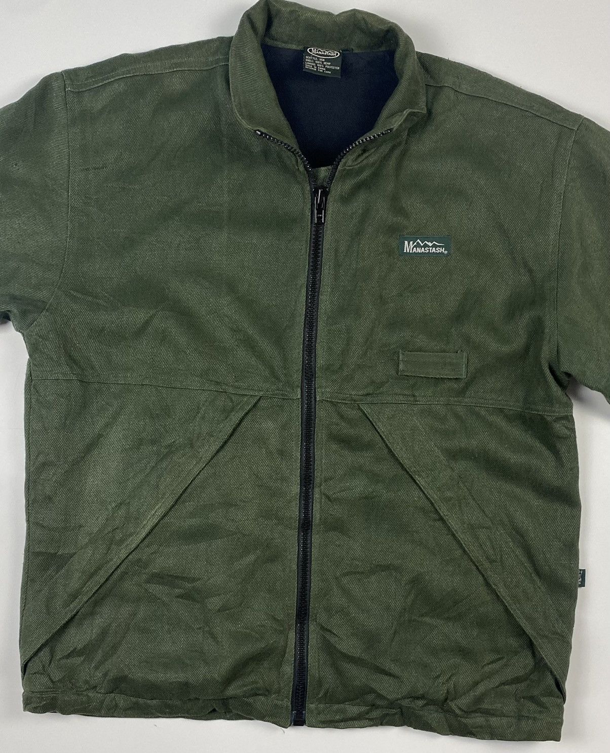 If Six Was Nine × Japanese Brand × Manastash Vintage 90s MANASTASH JACKET HEMP JACKET Size US M / EU 48-50 / 2 - 2 Thumbnail