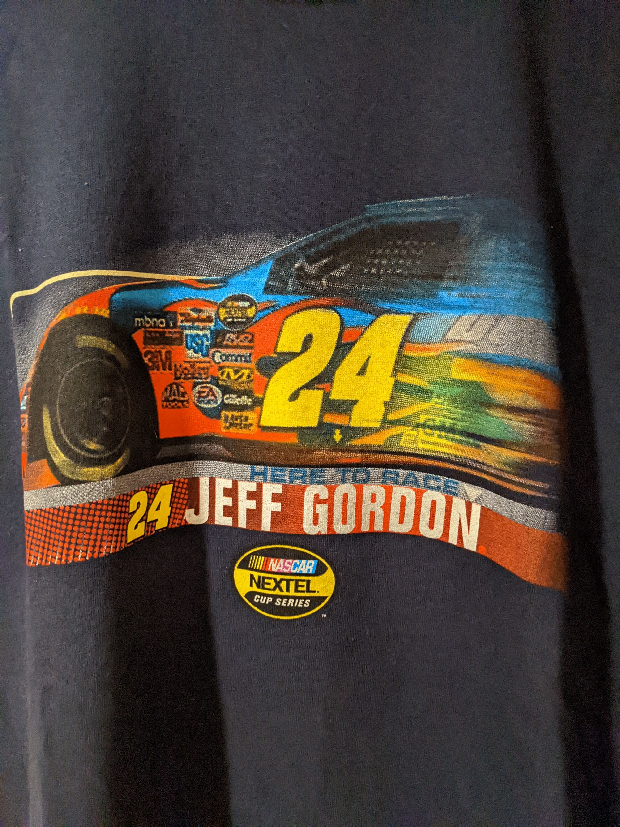 Chase Authentics VINTAGE Jeff Gordon T-Shirt XL Navy 2006 NASCAR Nextel Cup Size US XL / EU 56 / 4 - 2 Thumbnail