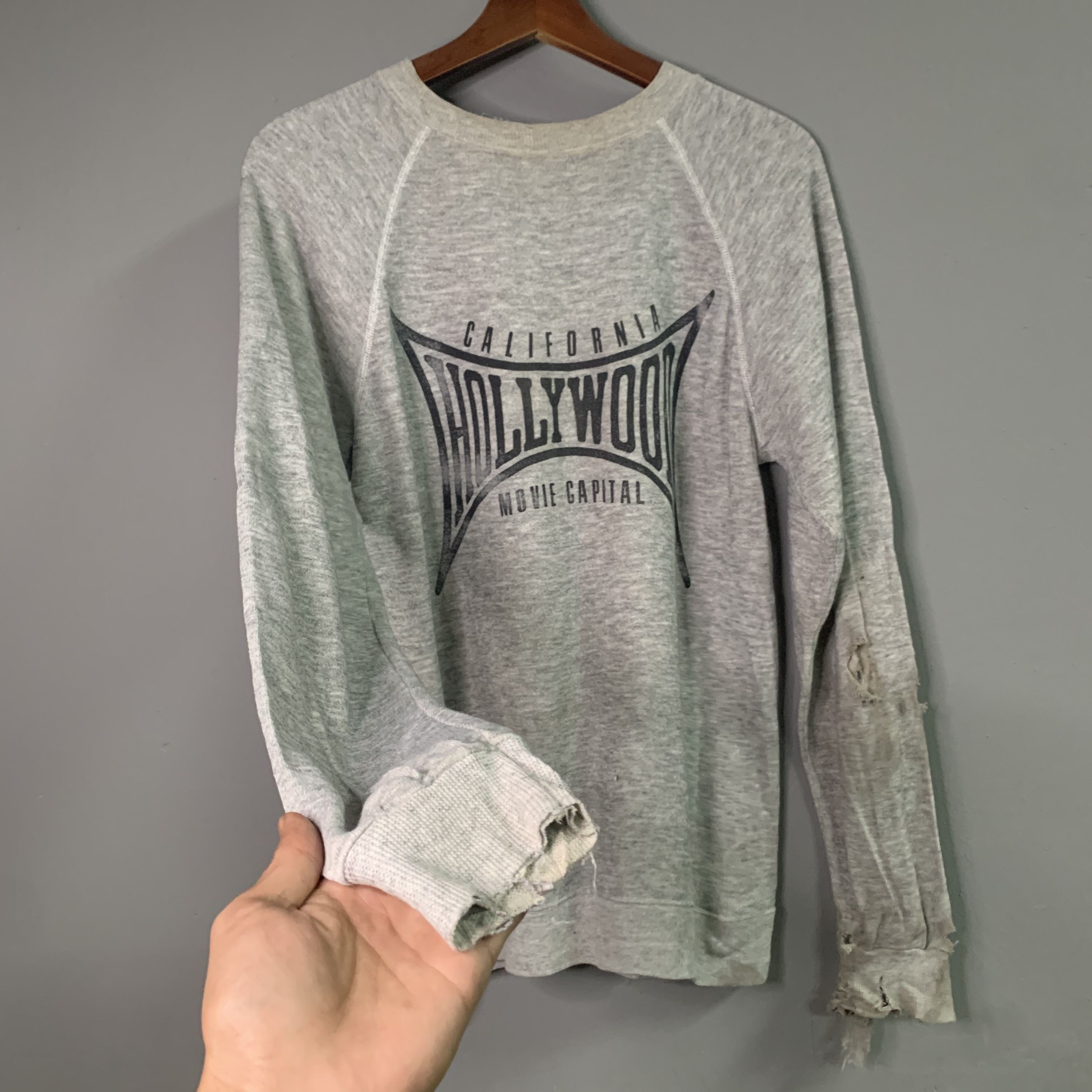 Hanes 💥DISTRESSED Vintage Hanes California Hollywood Sweater Size US M / EU 48-50 / 2 - 1 Thumbnail