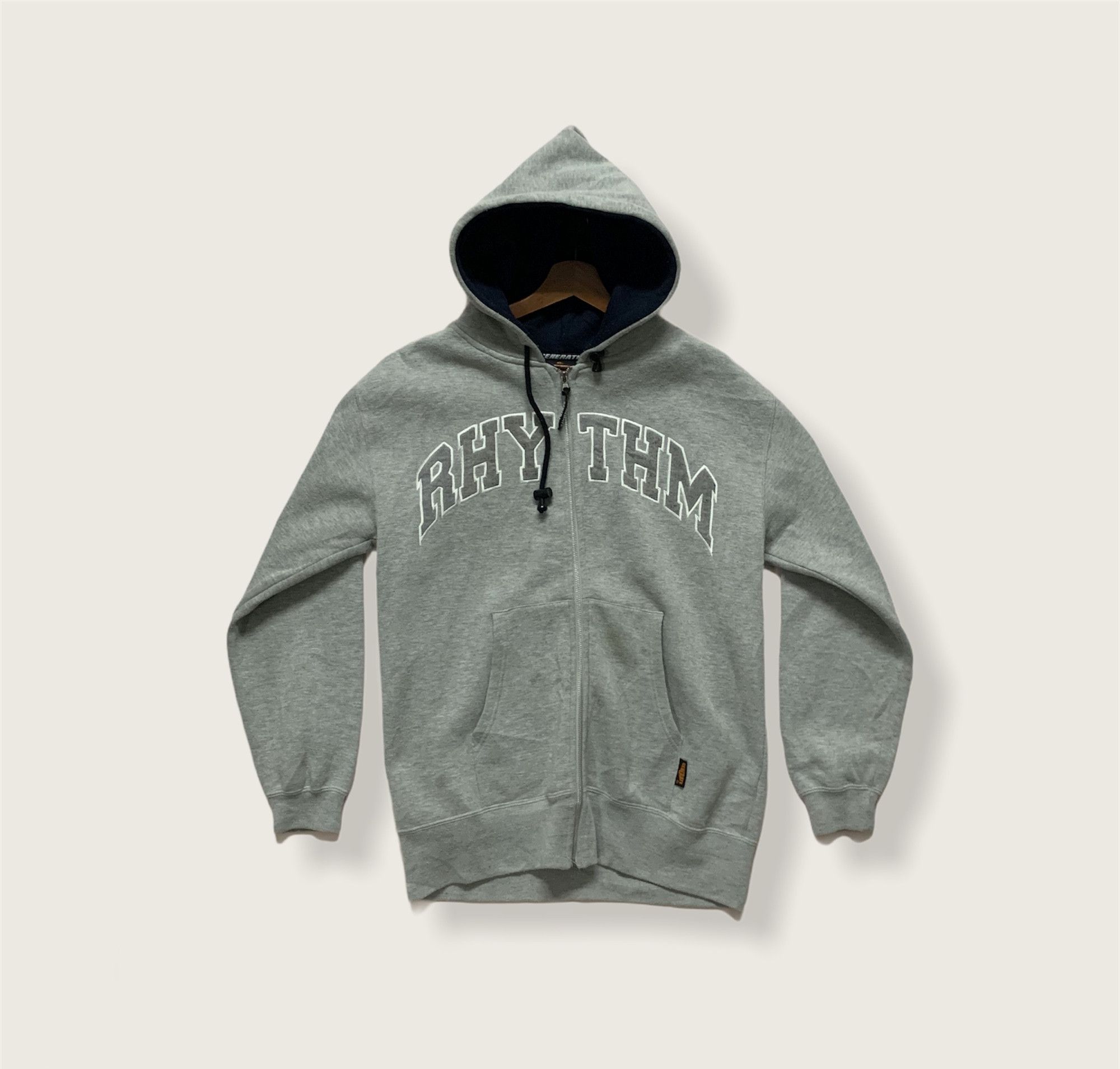 Rhythm Vintage Generate Rhythm Hooded Spell Out Sweatshirt Size US L / EU 52-54 / 3 - 1 Thumbnail