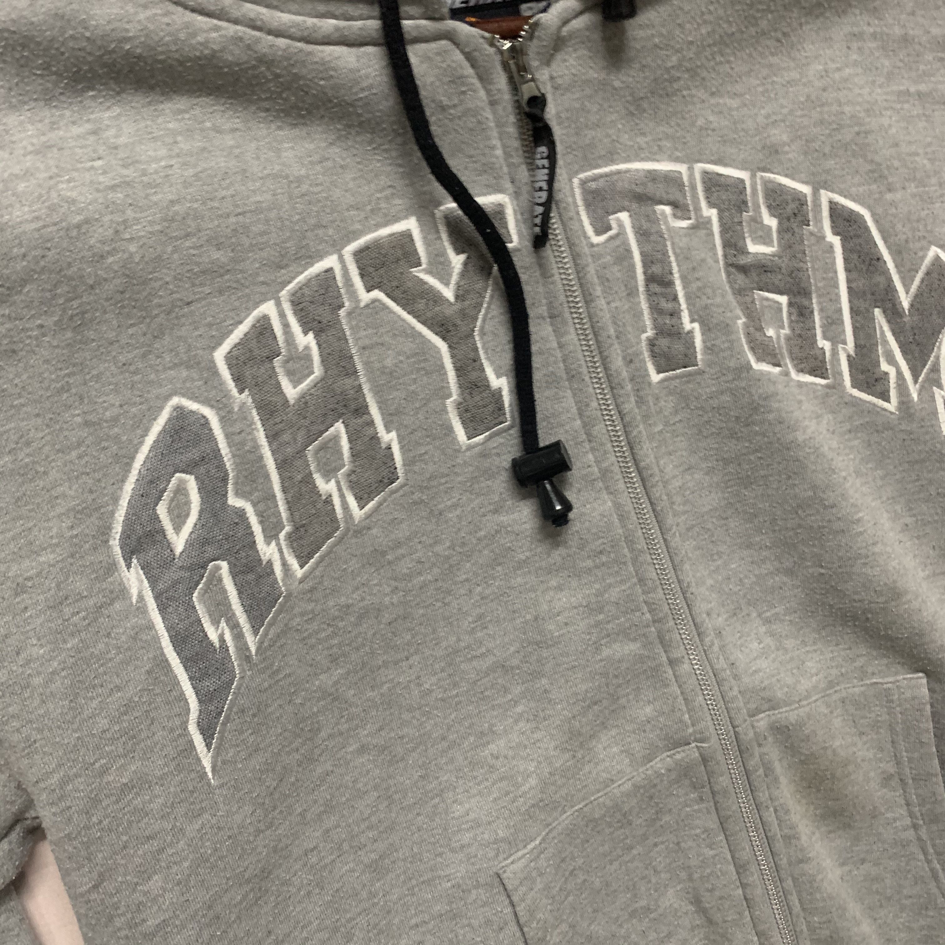 Rhythm Vintage Generate Rhythm Hooded Spell Out Sweatshirt Size US L / EU 52-54 / 3 - 3 Thumbnail