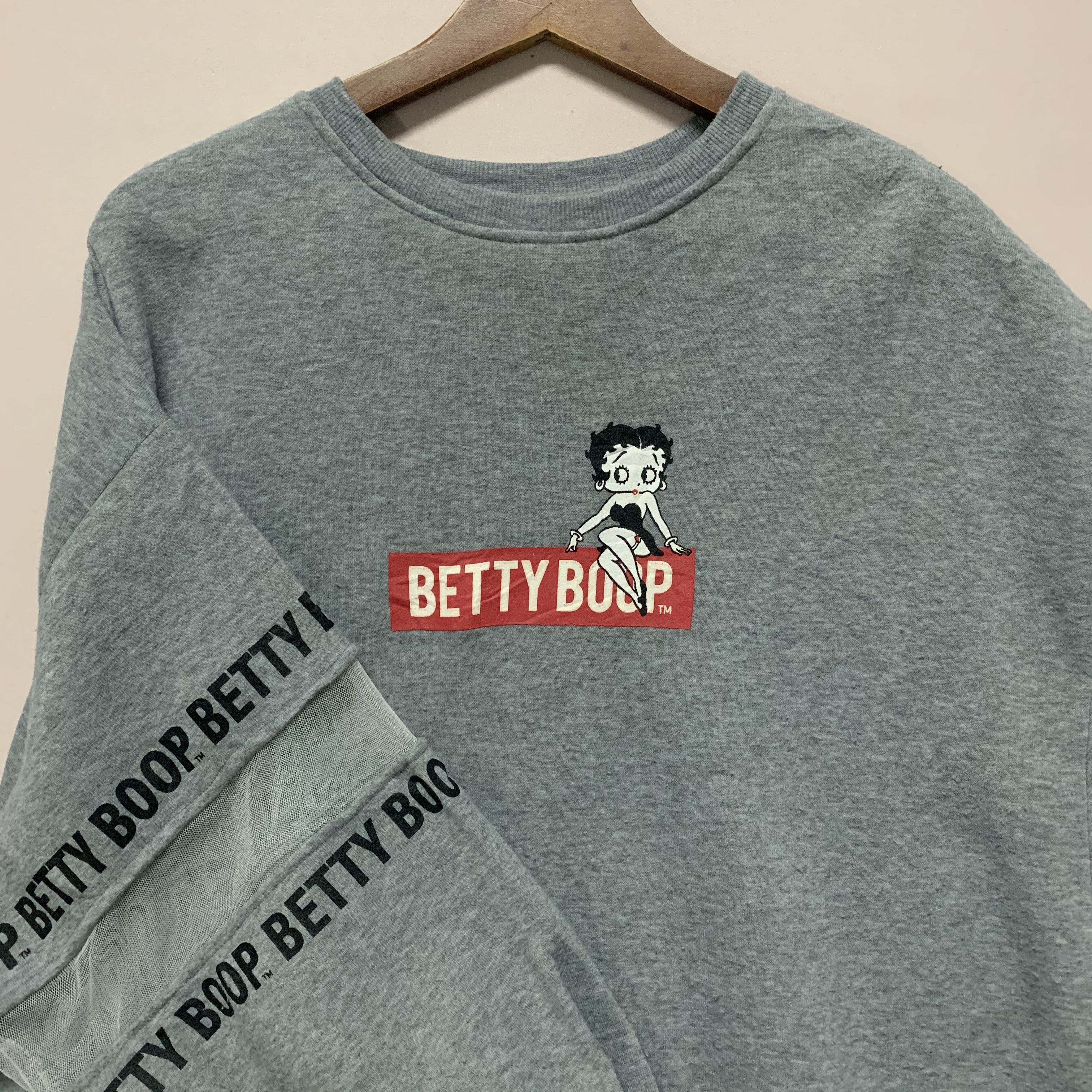 Japanese Brand Vintage Betty Boop x Strange Heaven Crewneck Sweatshirt Size US L / EU 52-54 / 3 - 2 Thumbnail