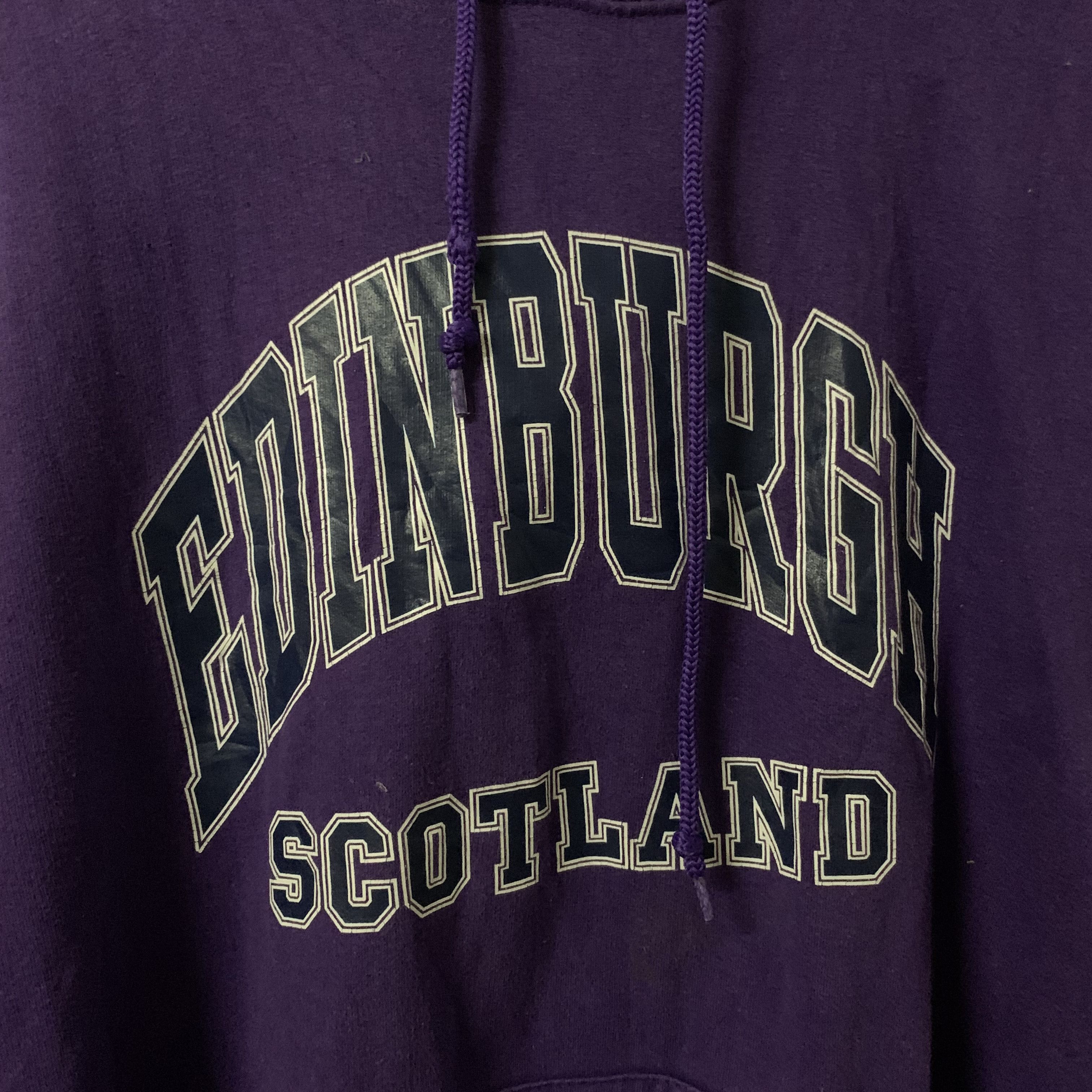 Japanese Brand Vintage ESG Edinburgh Scotland Spell Out Hooded Sweatshirt Size US M / EU 48-50 / 2 - 3 Thumbnail