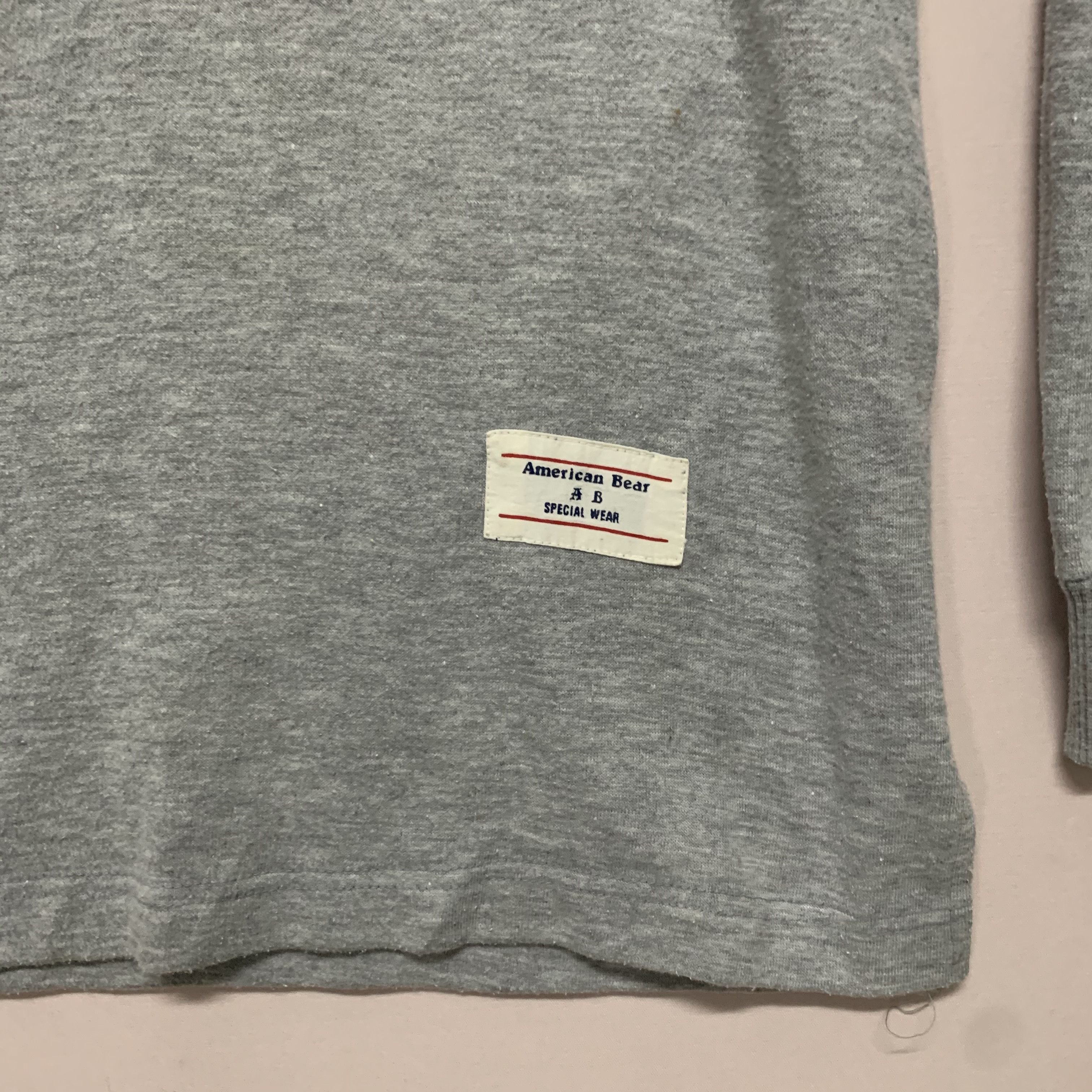 Japanese Brand Vintage American Bear Big Logo Crewneck Sweater Sweatshirt Size US M / EU 48-50 / 2 - 7 Thumbnail