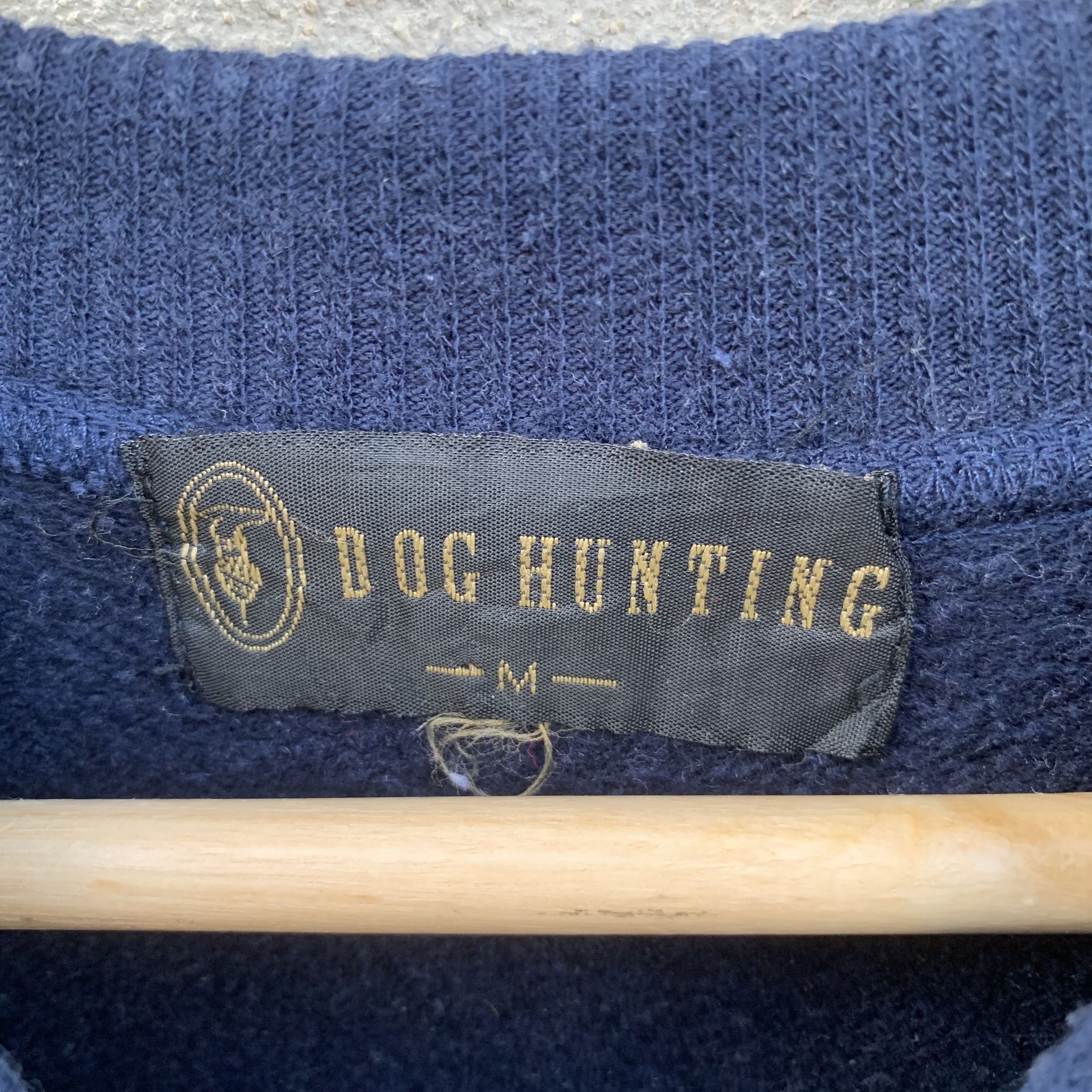 Vintage Vintage Dog Hunting Spell Out Crewneck Pullover Size US M / EU 48-50 / 2 - 5 Thumbnail