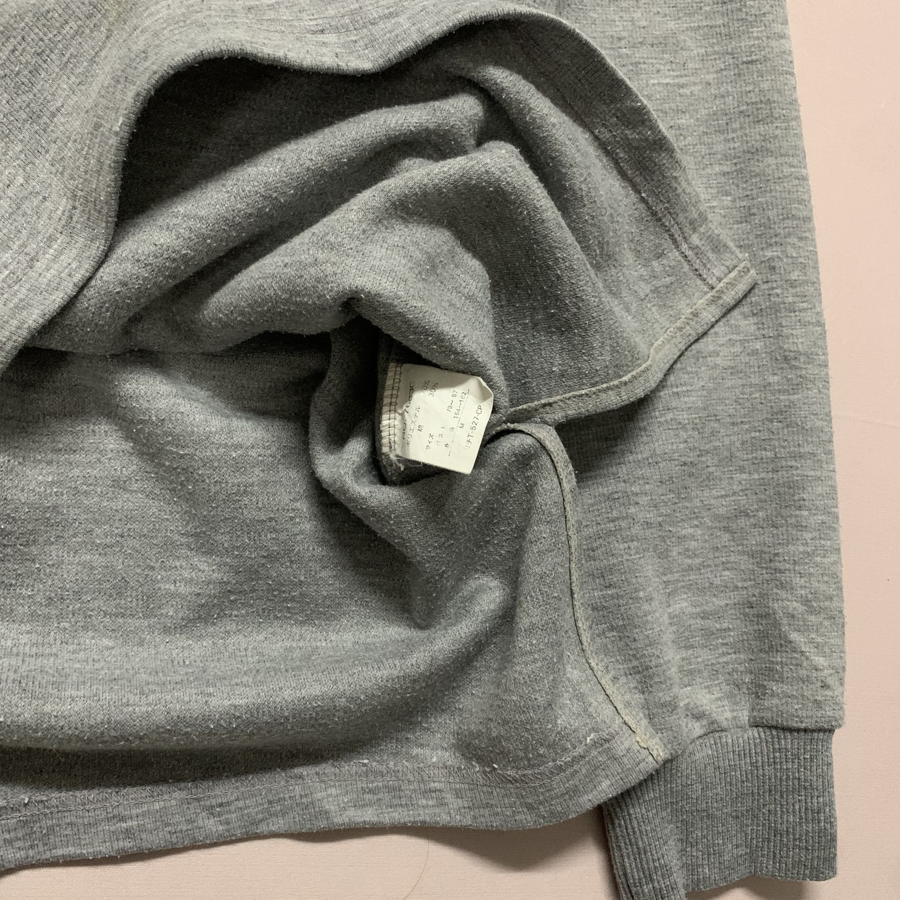 Japanese Brand Vintage Bashecing Femme Spell Out Quarter Zip Sweatshirt Size US M / EU 48-50 / 2 - 10 Thumbnail