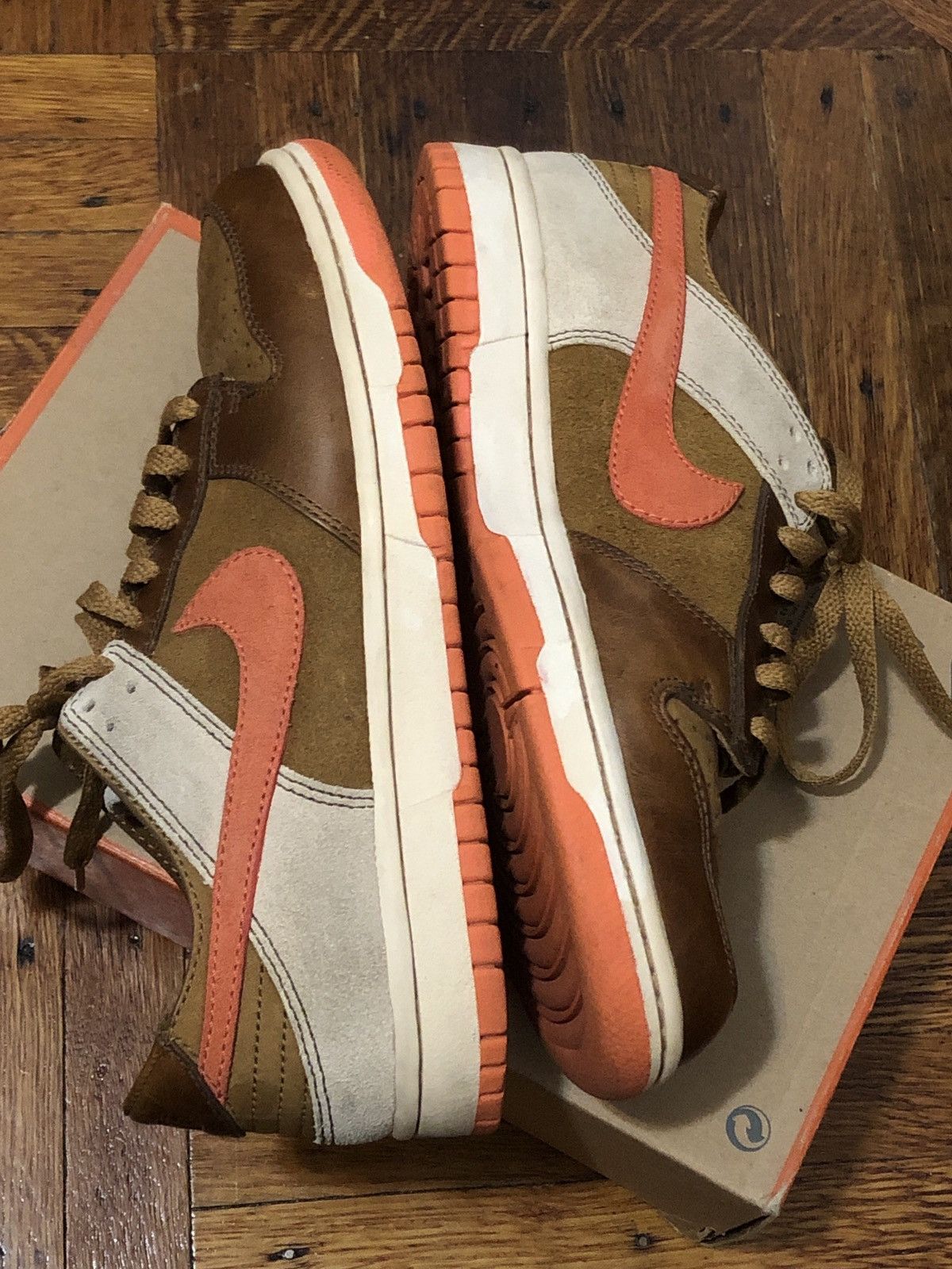 Nike Nike Dunks Low Golden Hops | Wild Mango - Pearl Size US 8 / EU 41 - 4 Thumbnail