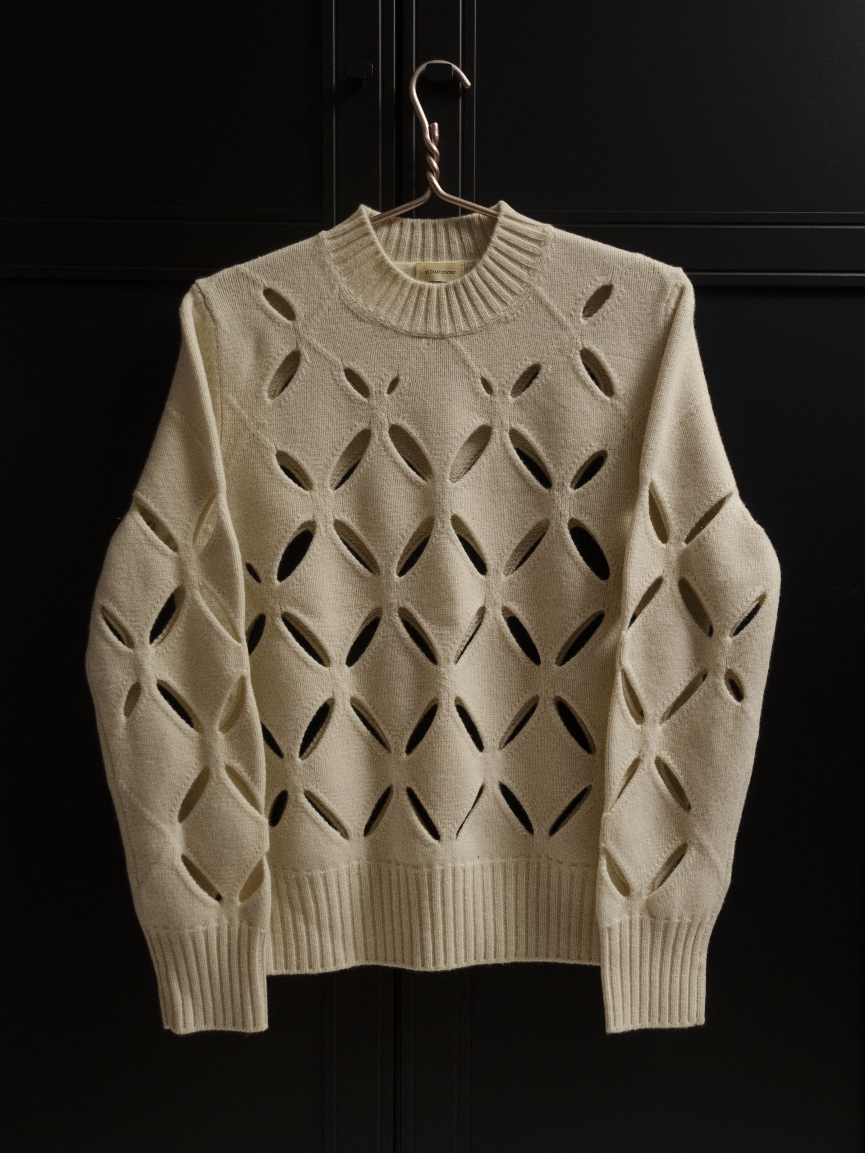 Stefan Cooke 2020aw flower knit - ニット/セーター